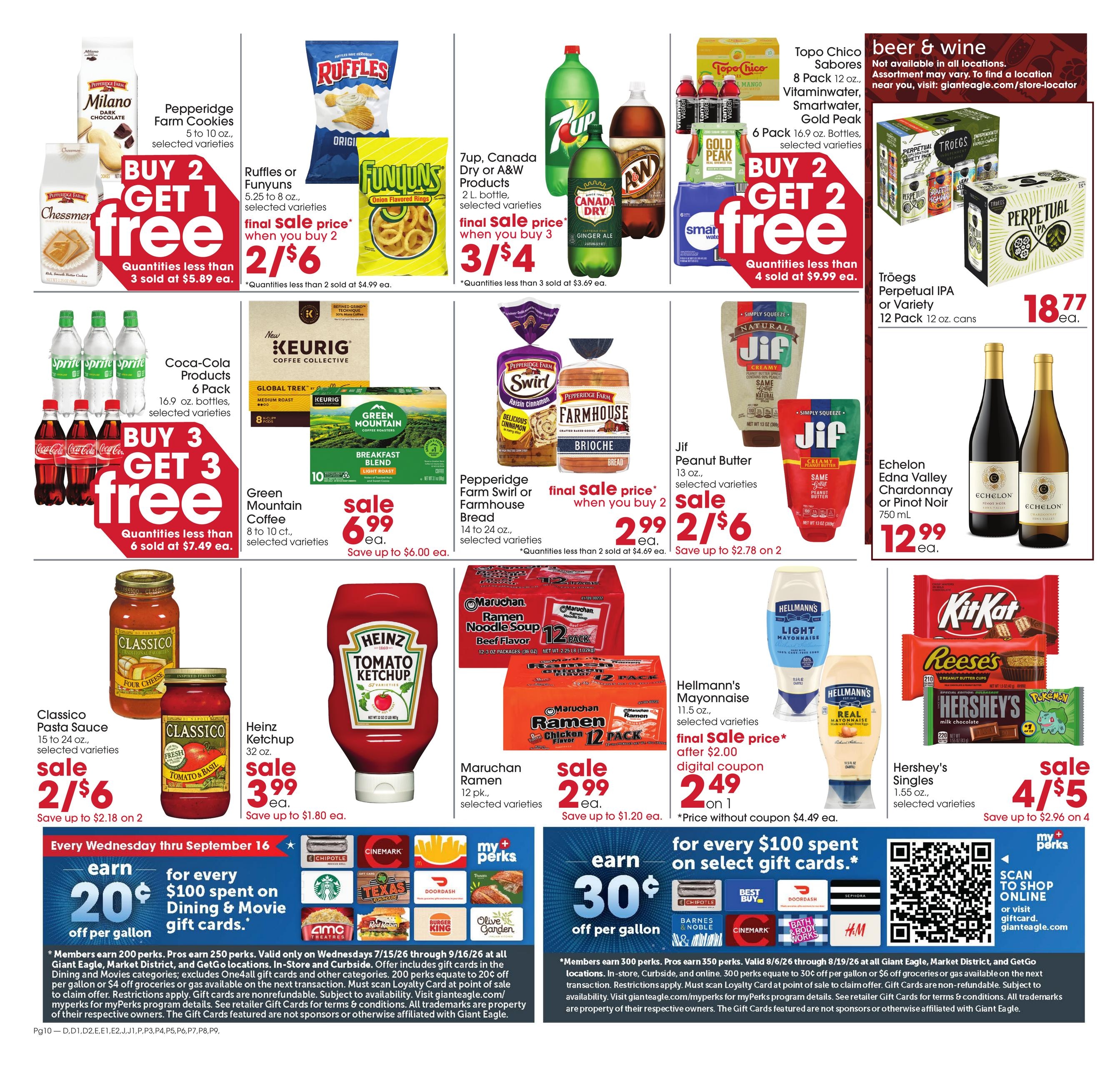 Giant Eagle (Cumberland Area, MD) Weekly Ad August 6 - 12, 2026