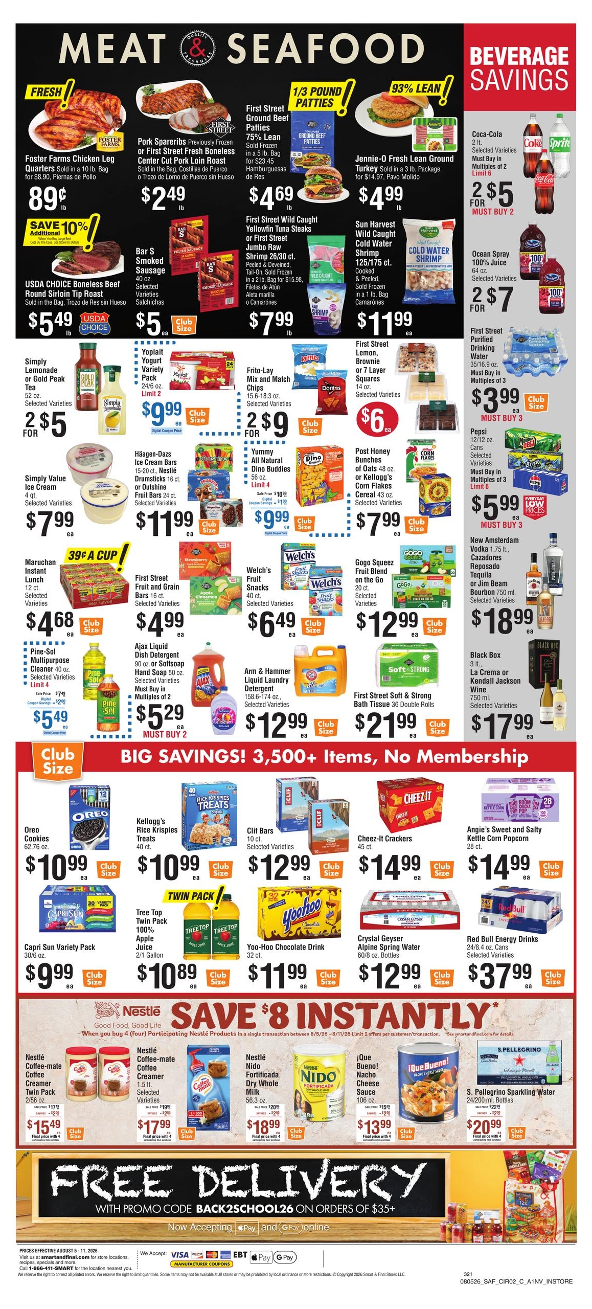 Smart & Final Weekly Ad August 5 - 11, 2026