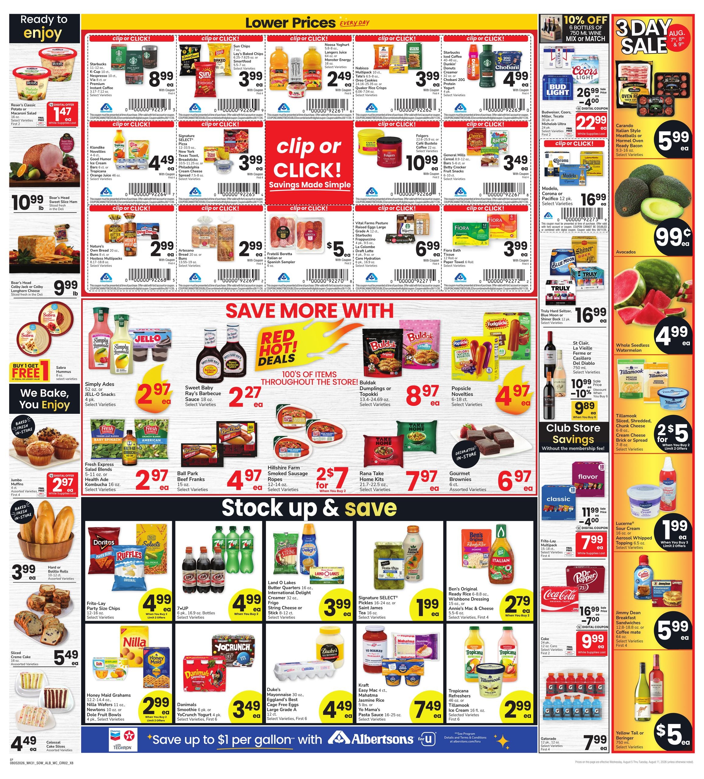 Albertsons (El Paso Area, TX) Weekly Ad August 5 - 11, 2026