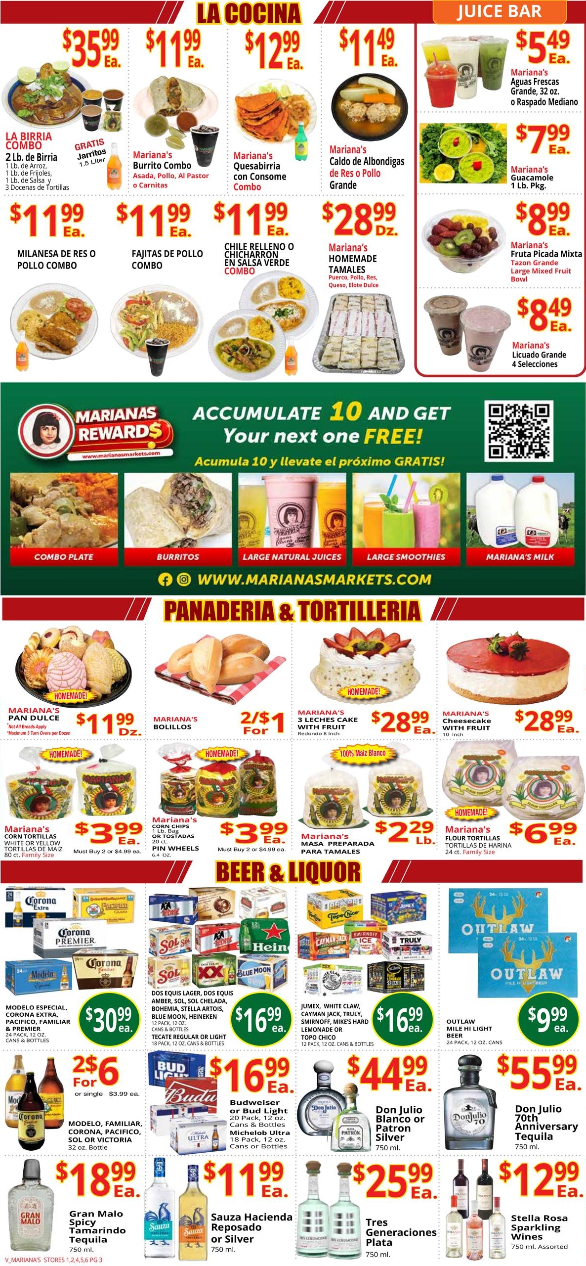 Mariana's Supermarkets (Las Vegas–North Las Vegas Area, NV) Weekly Ad August 4 - 10, 2026