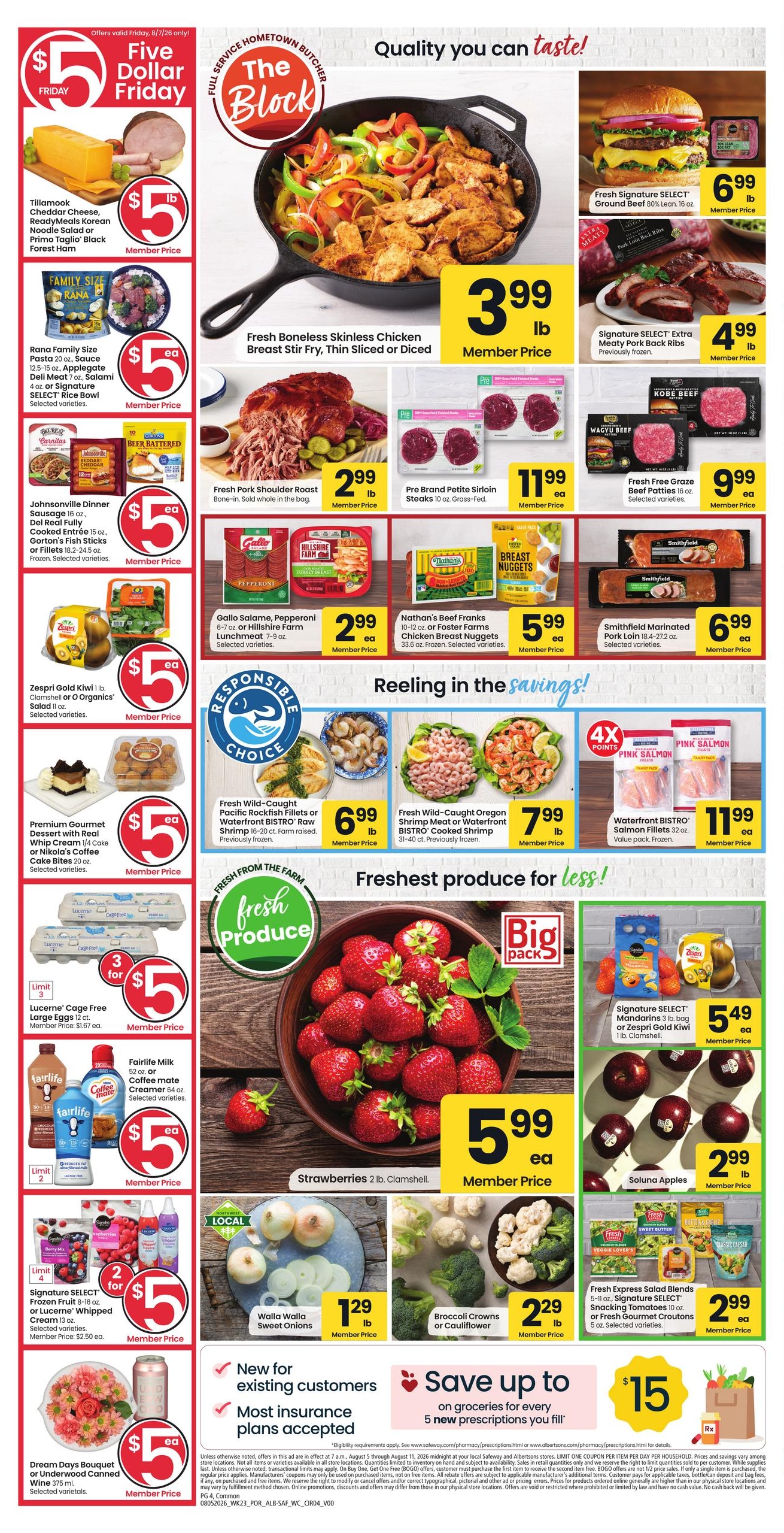 Safeway (Battle Ground Area, WA) Weekly Ad August 5 - 11, 2026
