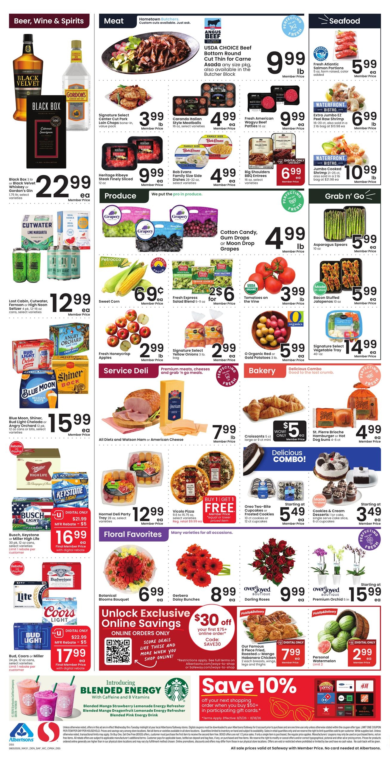 Safeway (Rapid City Area, SD) Weekly Ad August 5 - 11, 2026