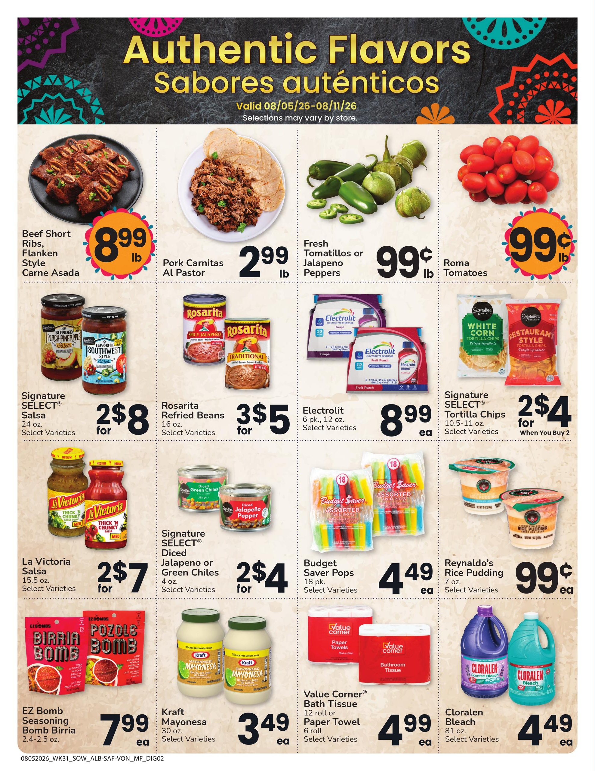 Albertsons (Las Cruces Area, NM) Weekly Ad August 5 - 11, 2026