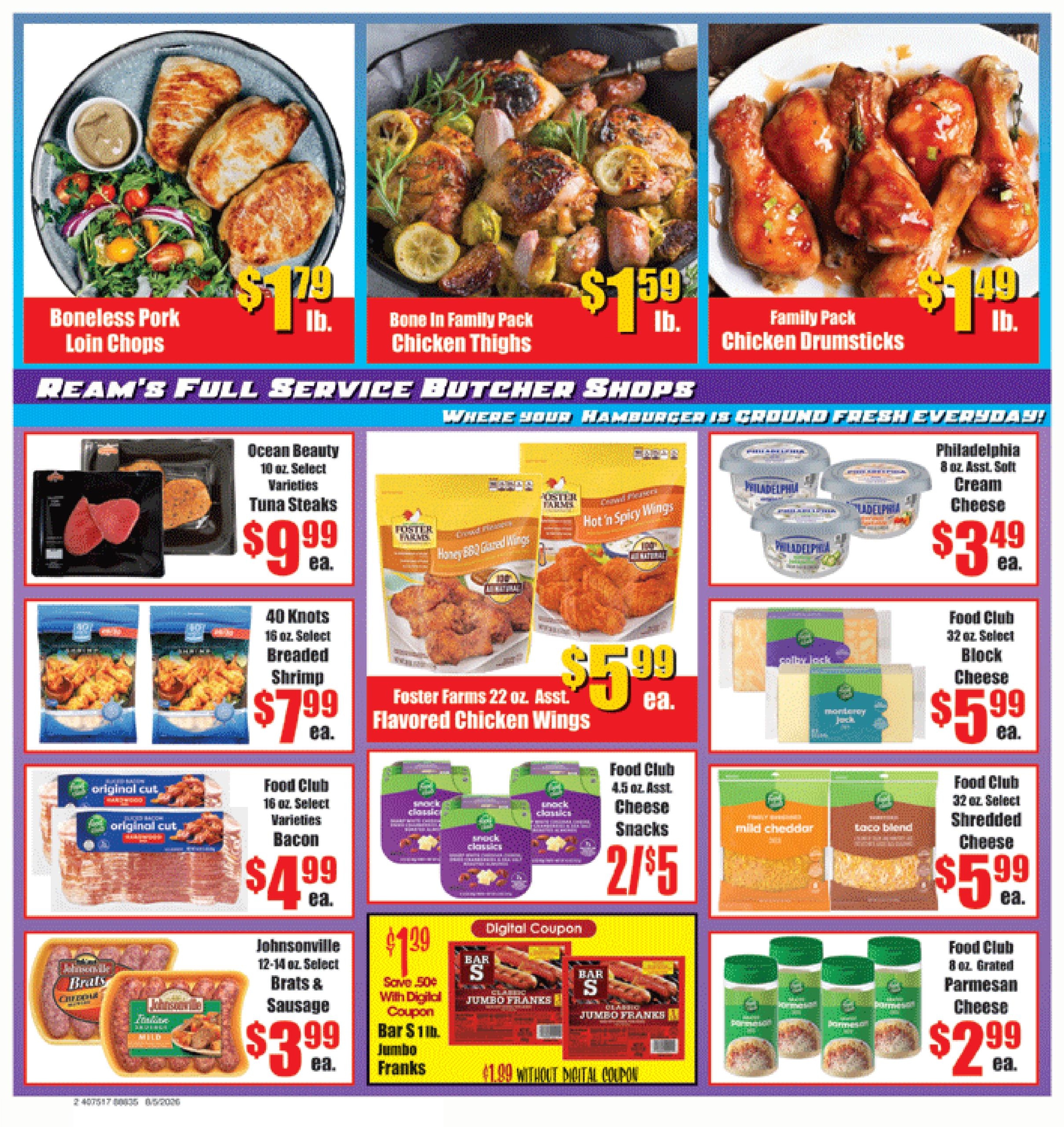 Reams Food Stores Weekly Ad August 4 - 10, 2026