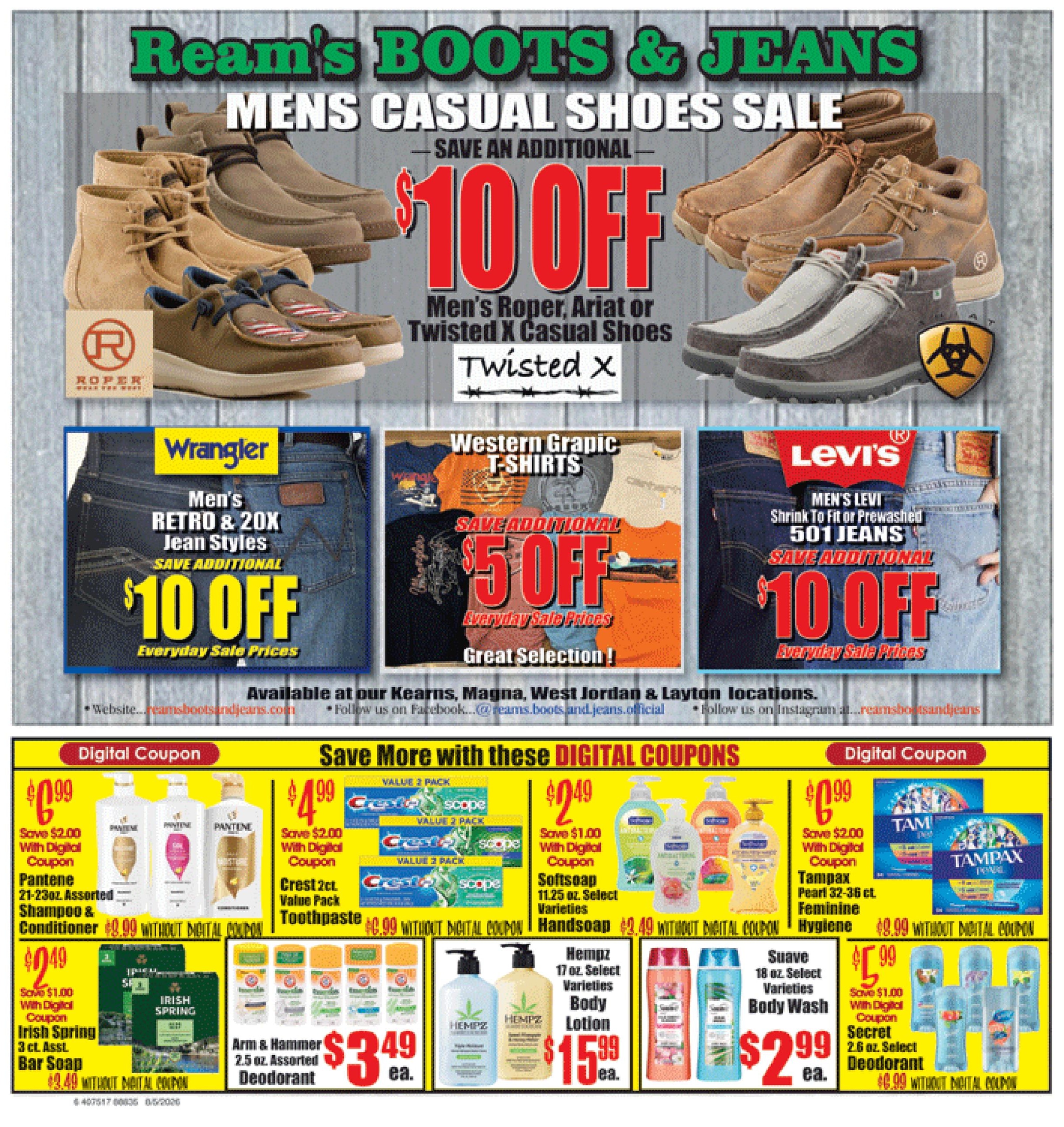 Reams Food Stores Weekly Ad August 4 - 10, 2026