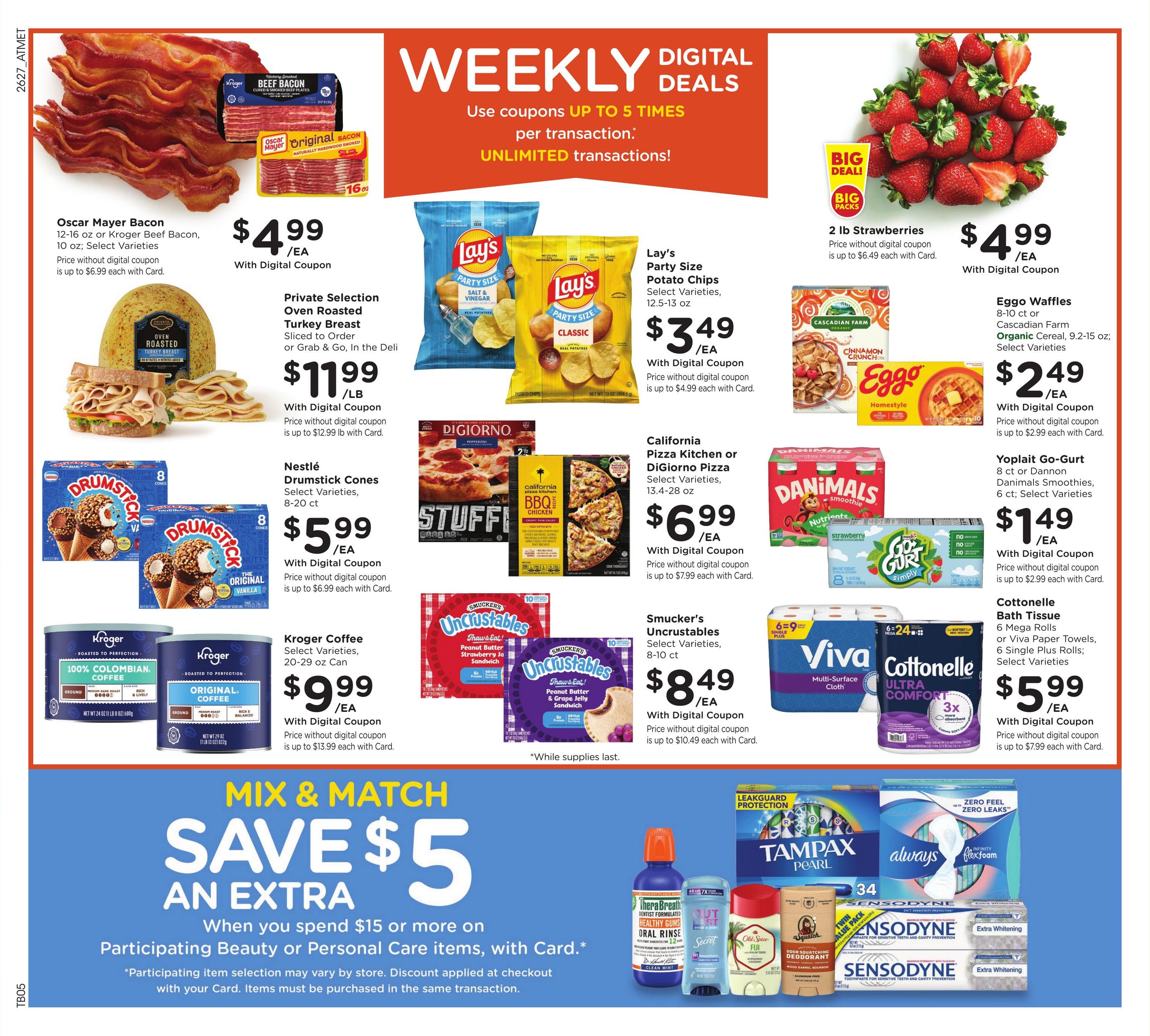 Kroger (Columbia Area, SC) Weekly Ad August 5 - 11, 2026
