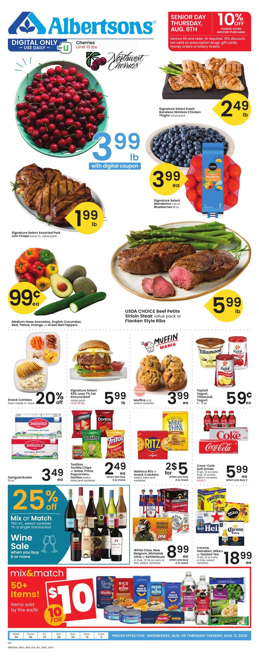 Albertsons (Wolf Point Area, MT) Weekly Ad August 5 - 11, 2026