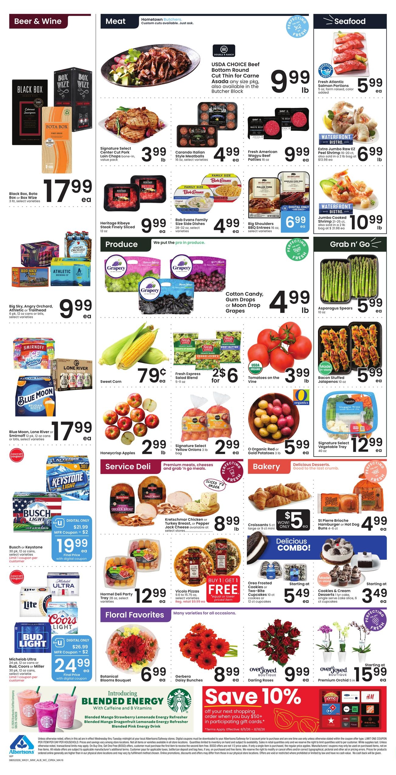Albertsons (Wolf Point Area, MT) Weekly Ad August 5 - 11, 2026