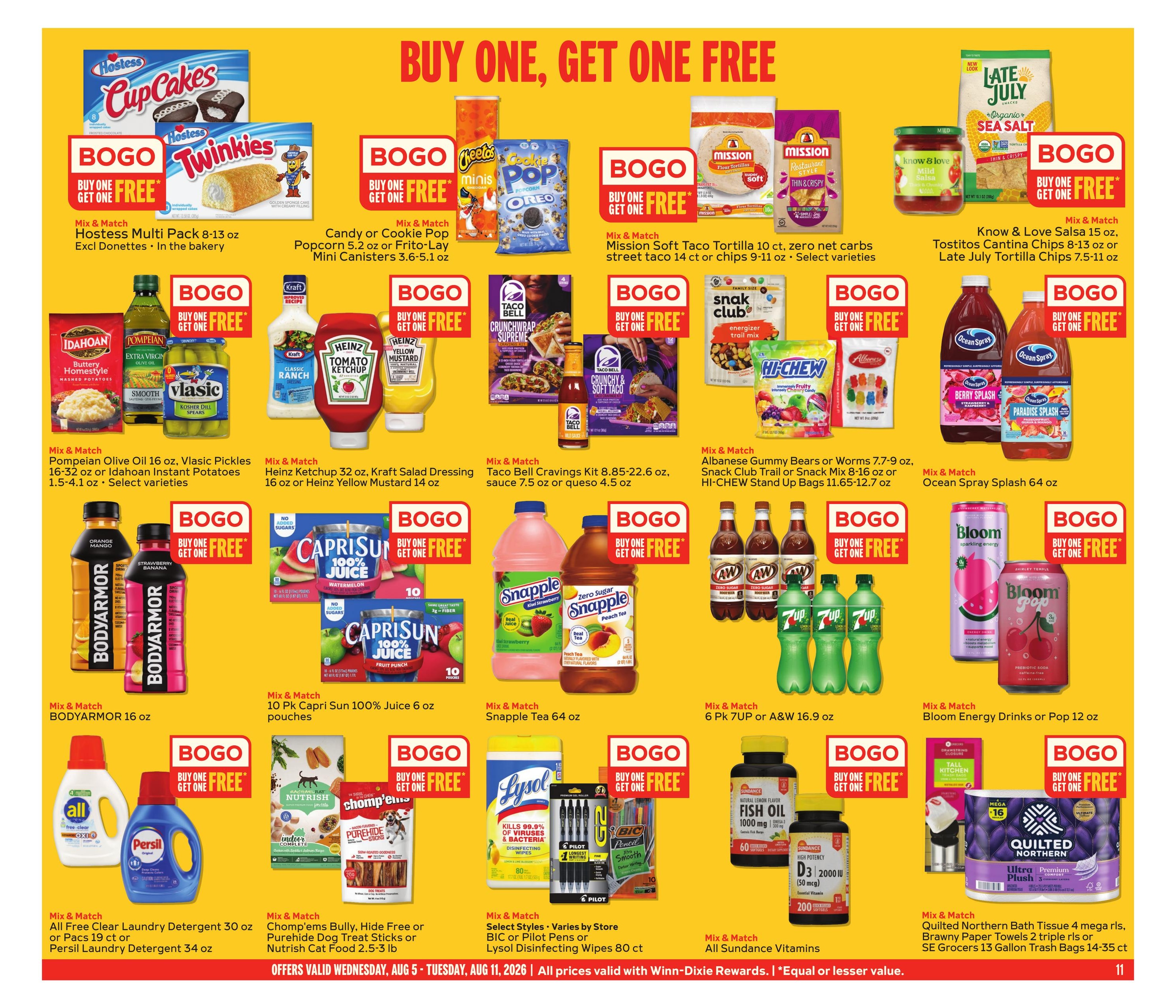 Winn-Dixie (GA) Weekly Ad August 5 - 11, 2026