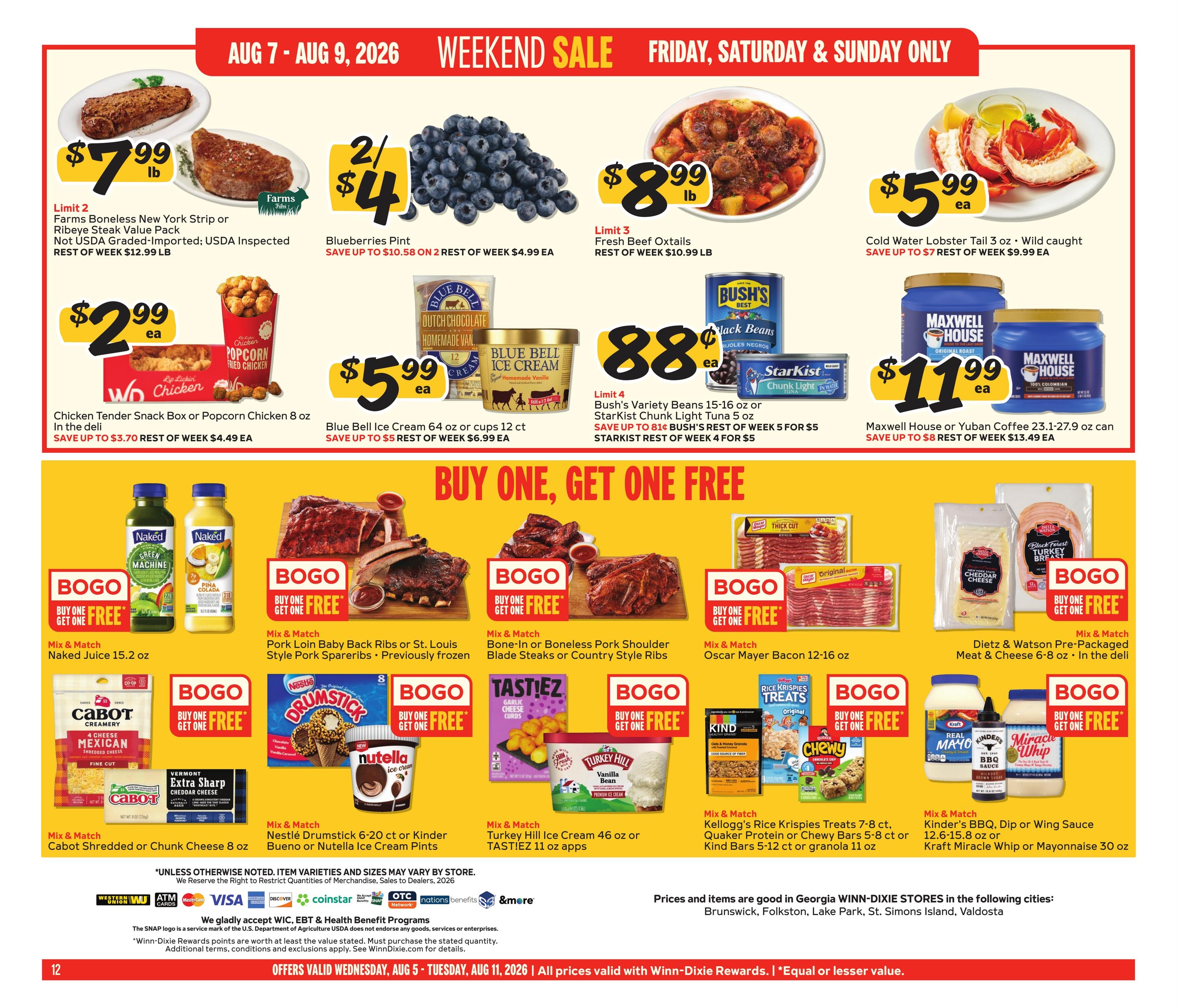 Winn-Dixie (GA) Weekly Ad August 5 - 11, 2026