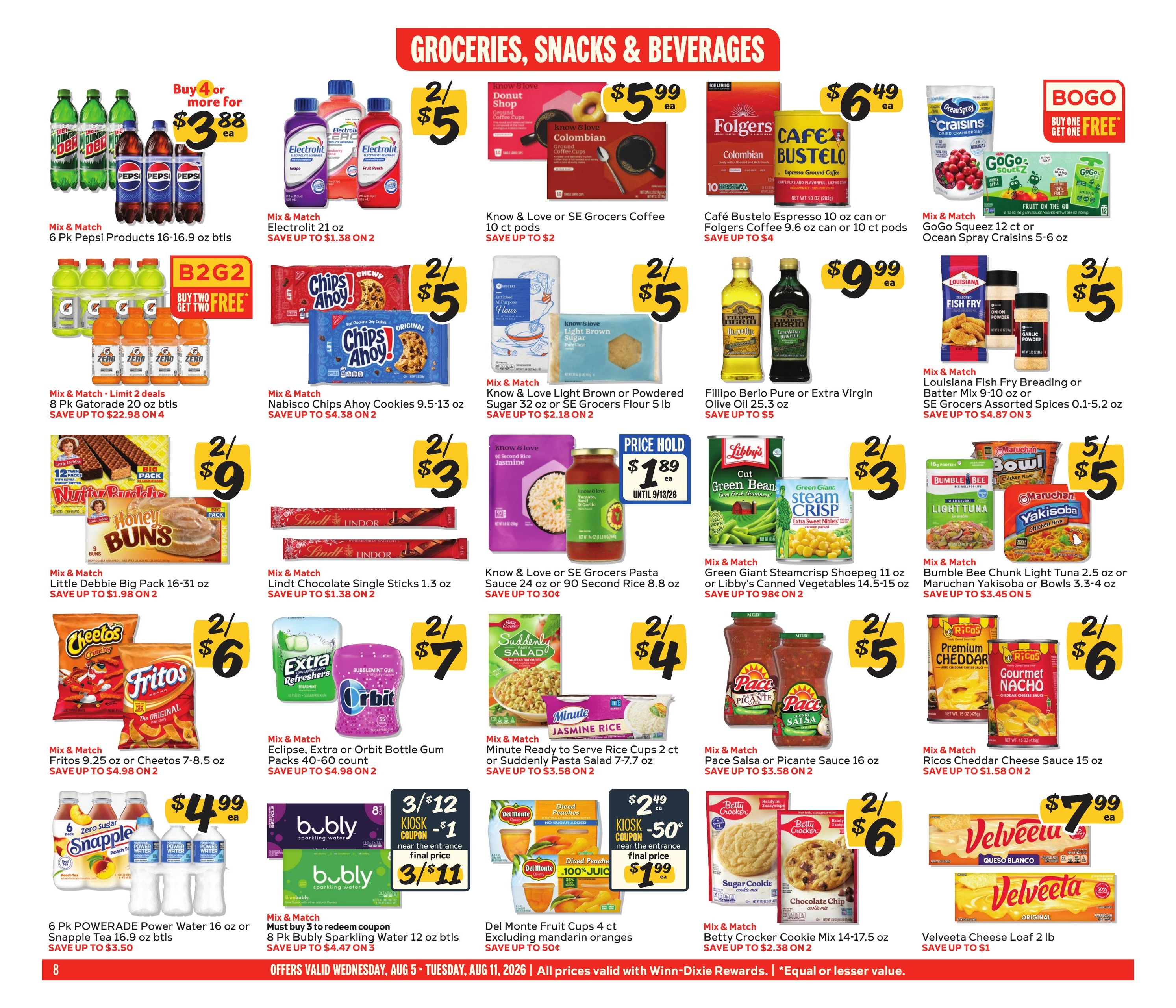 Winn-Dixie (GA) Weekly Ad August 5 - 11, 2026
