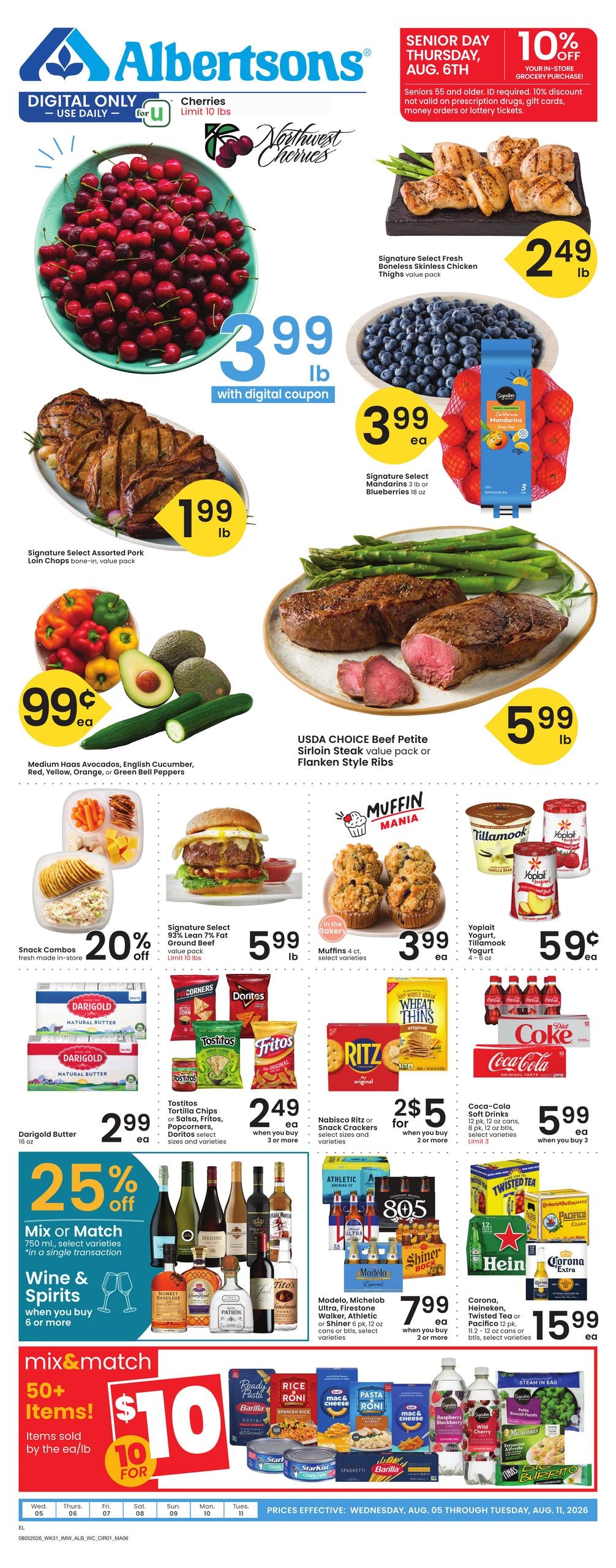Albertsons (Elko–Lamoille Area, NV) Weekly Ad August 5 - 11, 2026