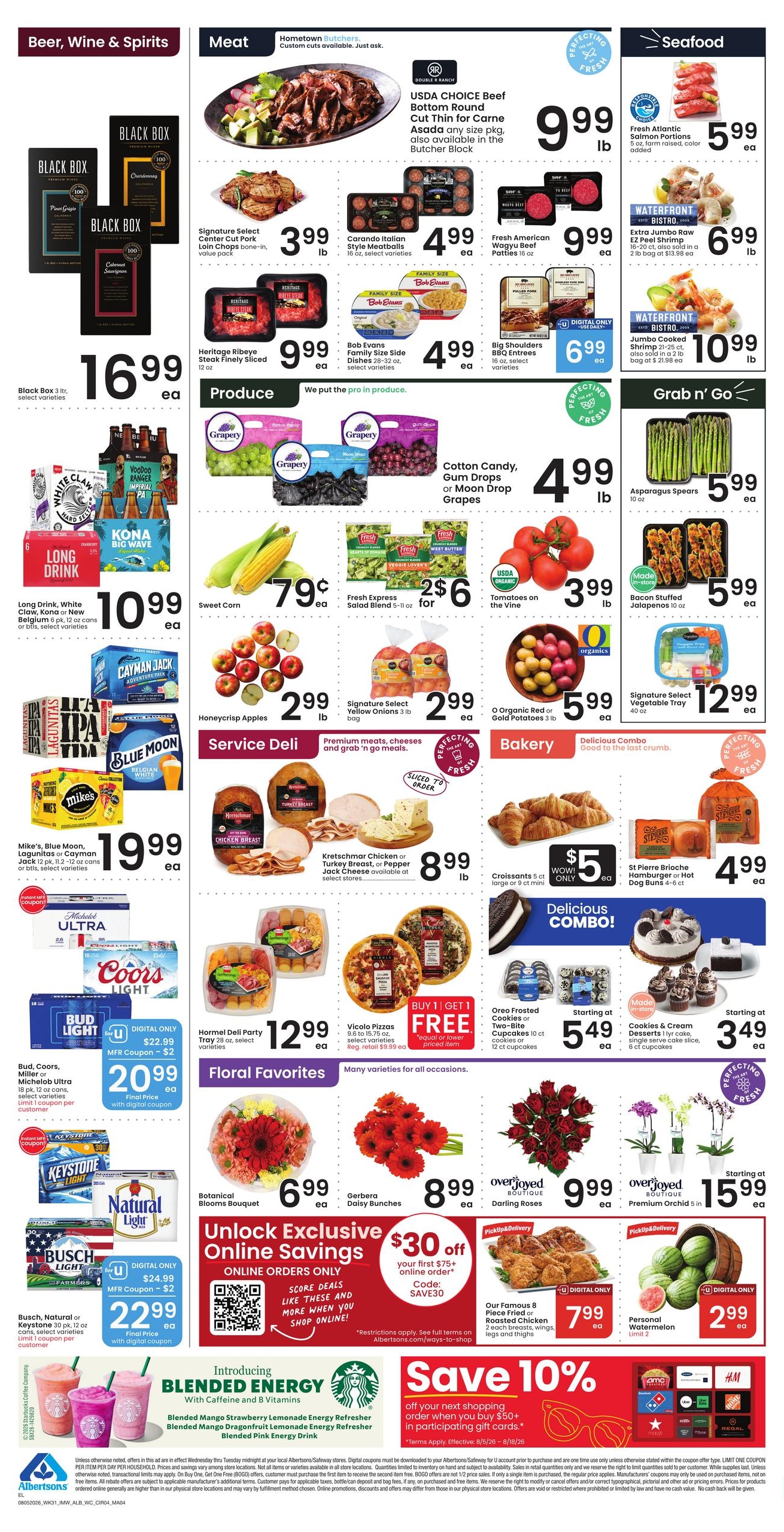 Albertsons (Elko–Lamoille Area, NV) Weekly Ad August 5 - 11, 2026