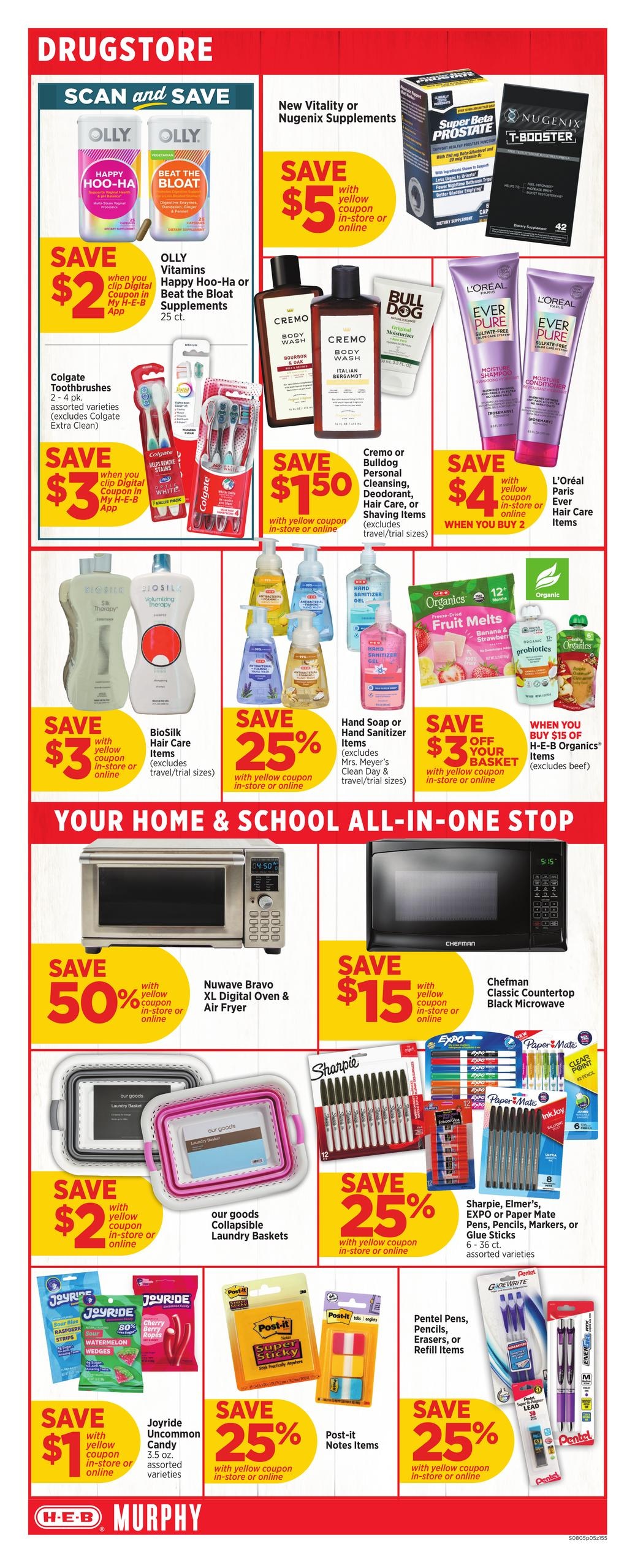 H-E-B (Garland Area, TX) Weekly Ad August 5 - 11, 2026