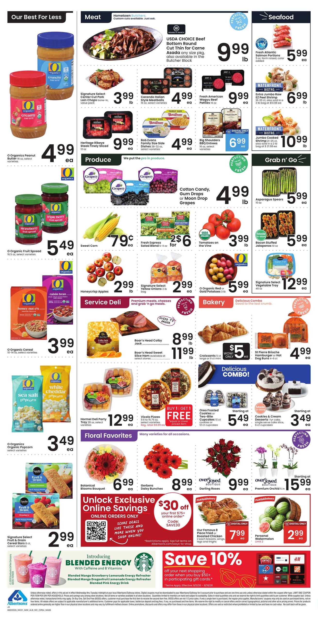 Albertsons (Jackson Area, WY) Weekly Ad August 5 - 11, 2026