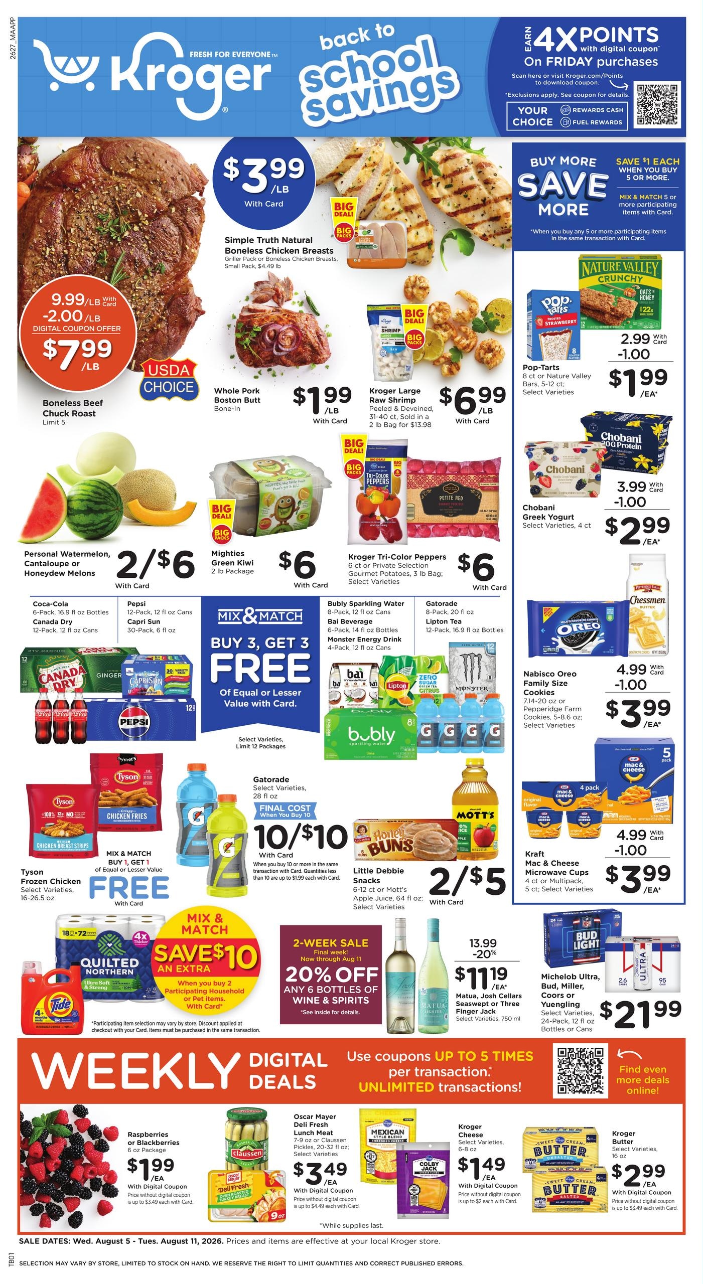 Kroger (VA) Weekly Ad August 5 - 11, 2026