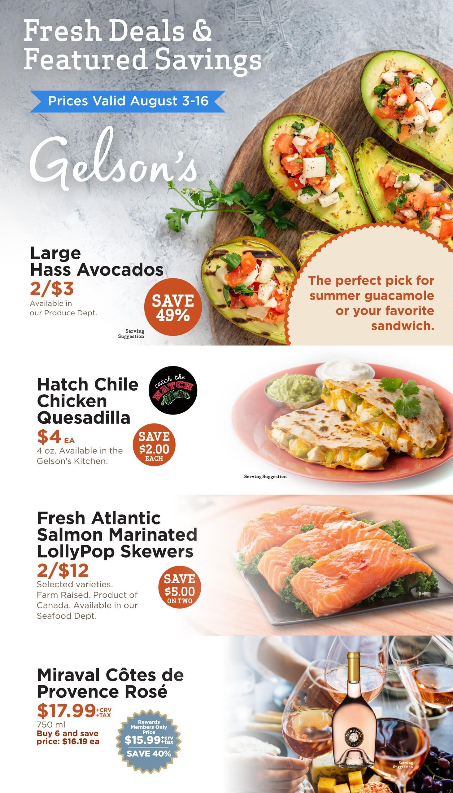Gelson's Market Weekly Ad August 3 - 16, 2026