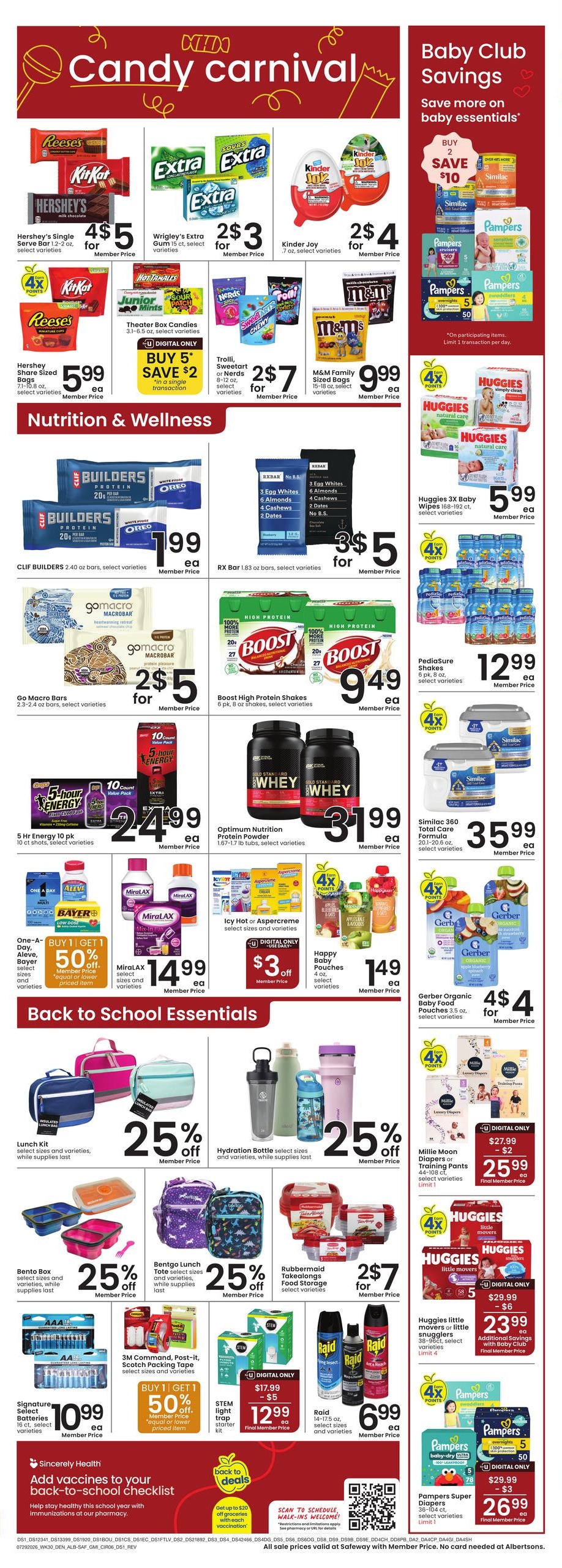 Albertsons (Gillette Area, WY) Weekly Ad August 5 - 11, 2026