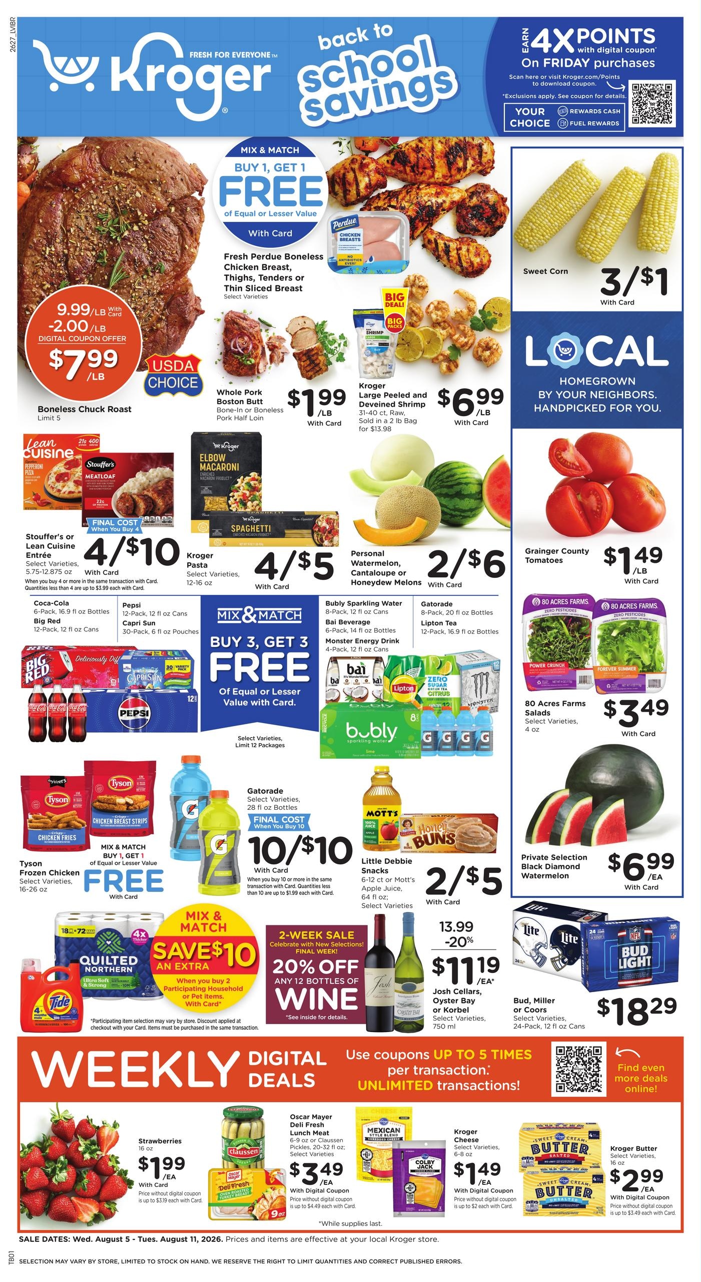 Kroger (IL, MO) Weekly Ad August 5 - 11, 2026