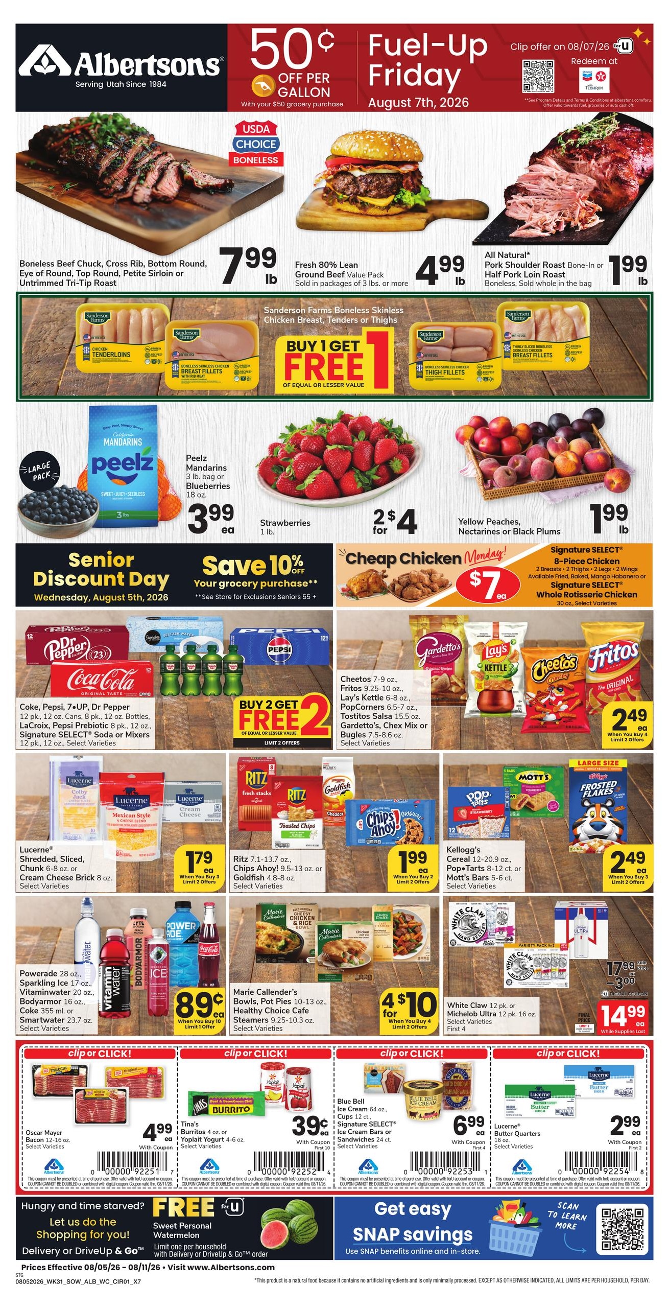 Albertsons (St. George Area, UT) Weekly Ad August 5 - 11, 2026