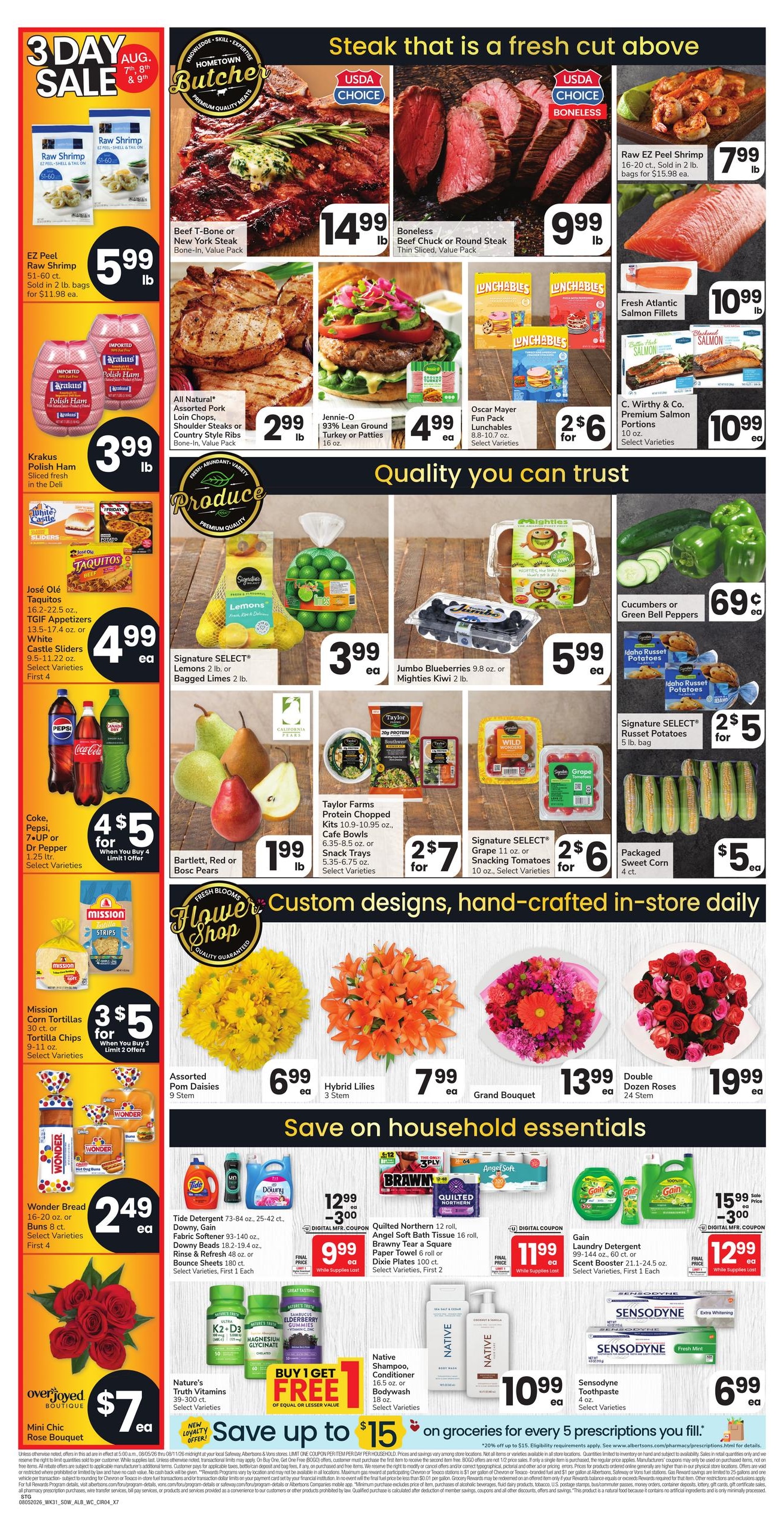 Albertsons (St. George Area, UT) Weekly Ad August 5 - 11, 2026