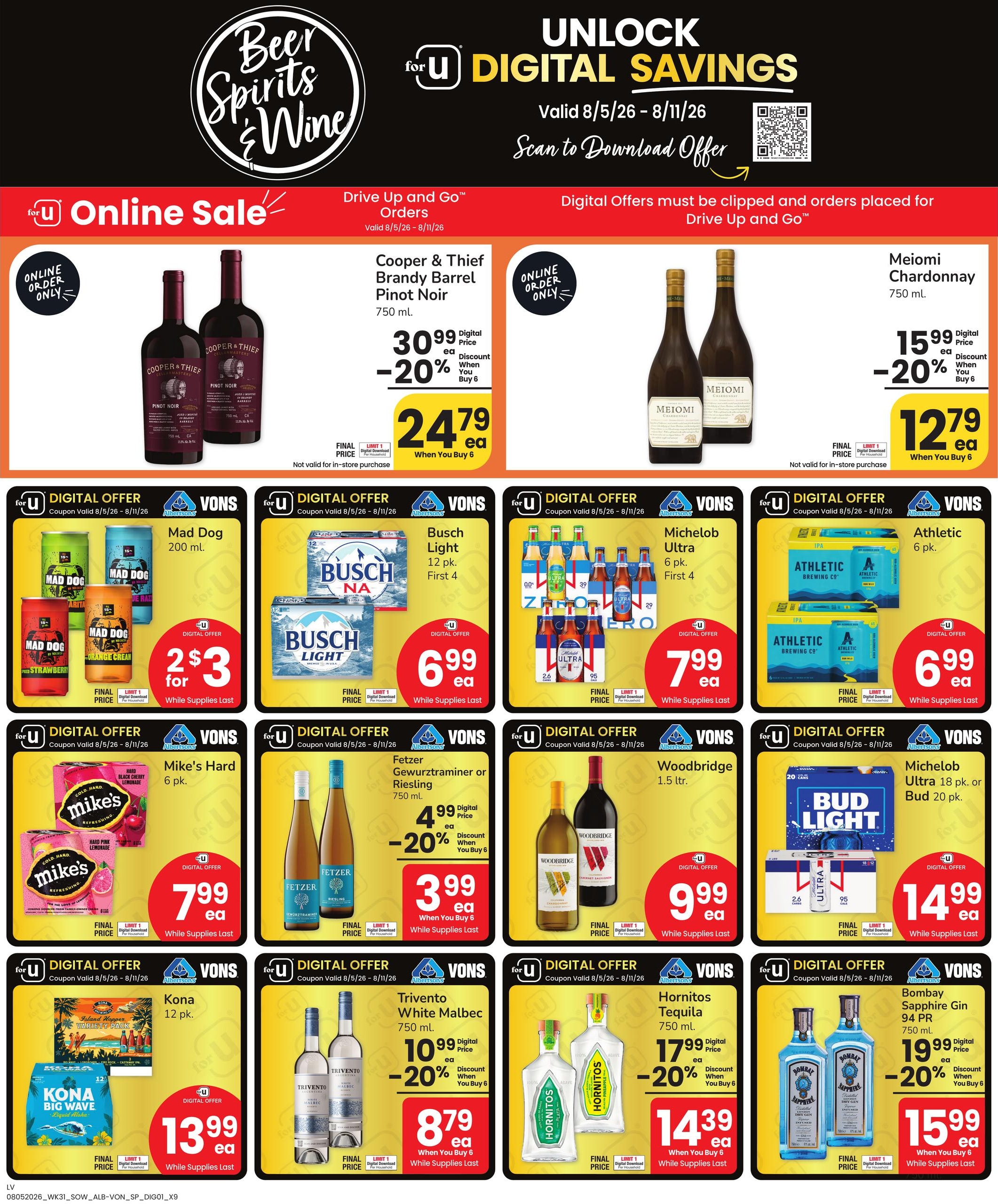 Albertsons (Henderson–Las Vegas Area, AZ–NV) Weekly Ad August 5 - 11, 2026
