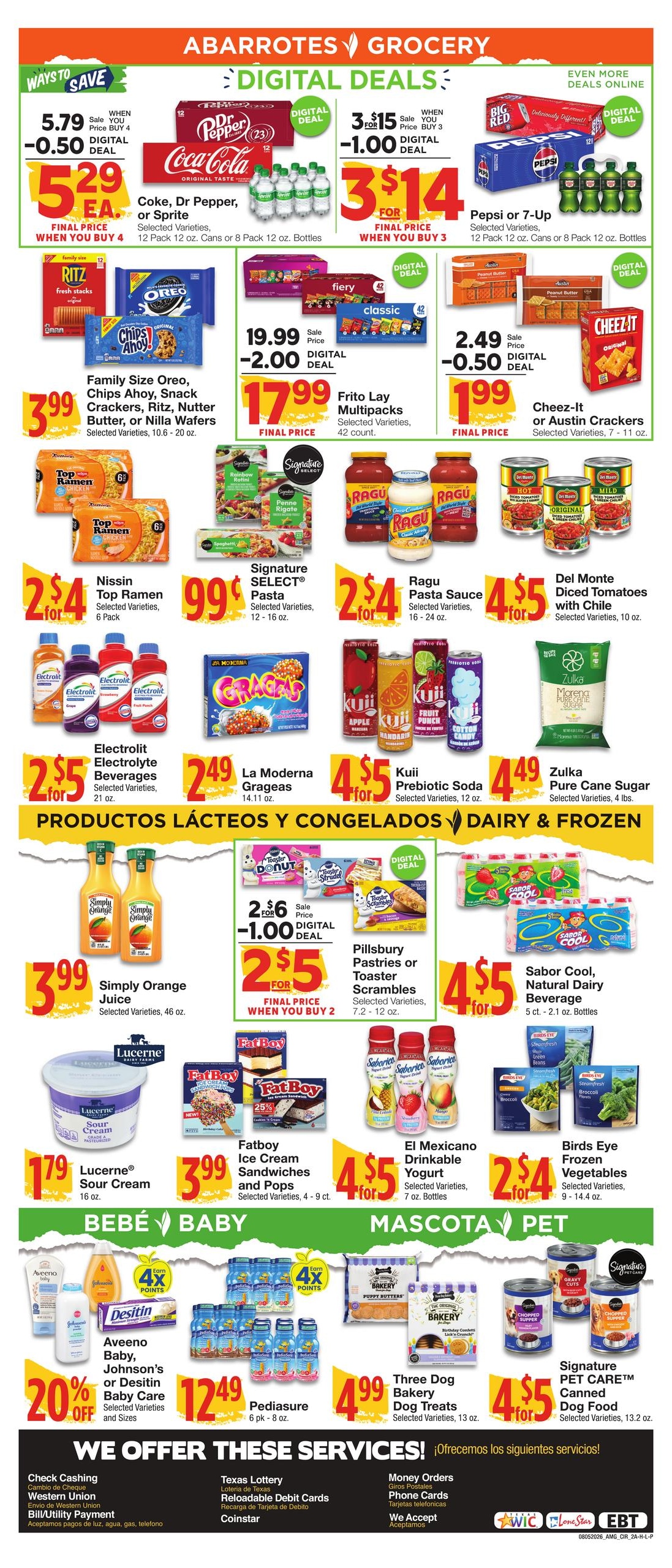 Amigos United Weekly Ad August 5 - 11, 2026