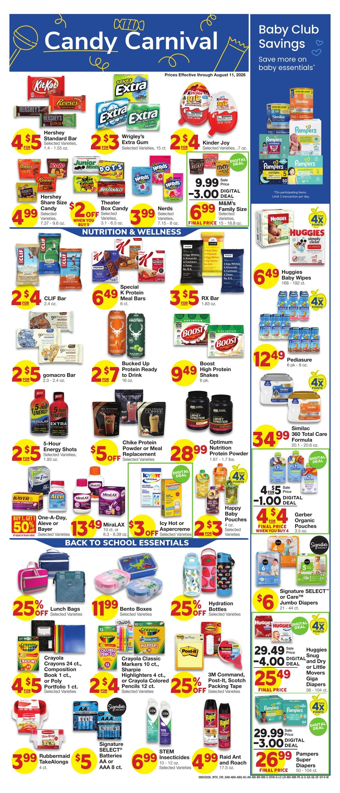 Market Street (San Angelo Area, TX) Weekly Ad August 5 - 11, 2026