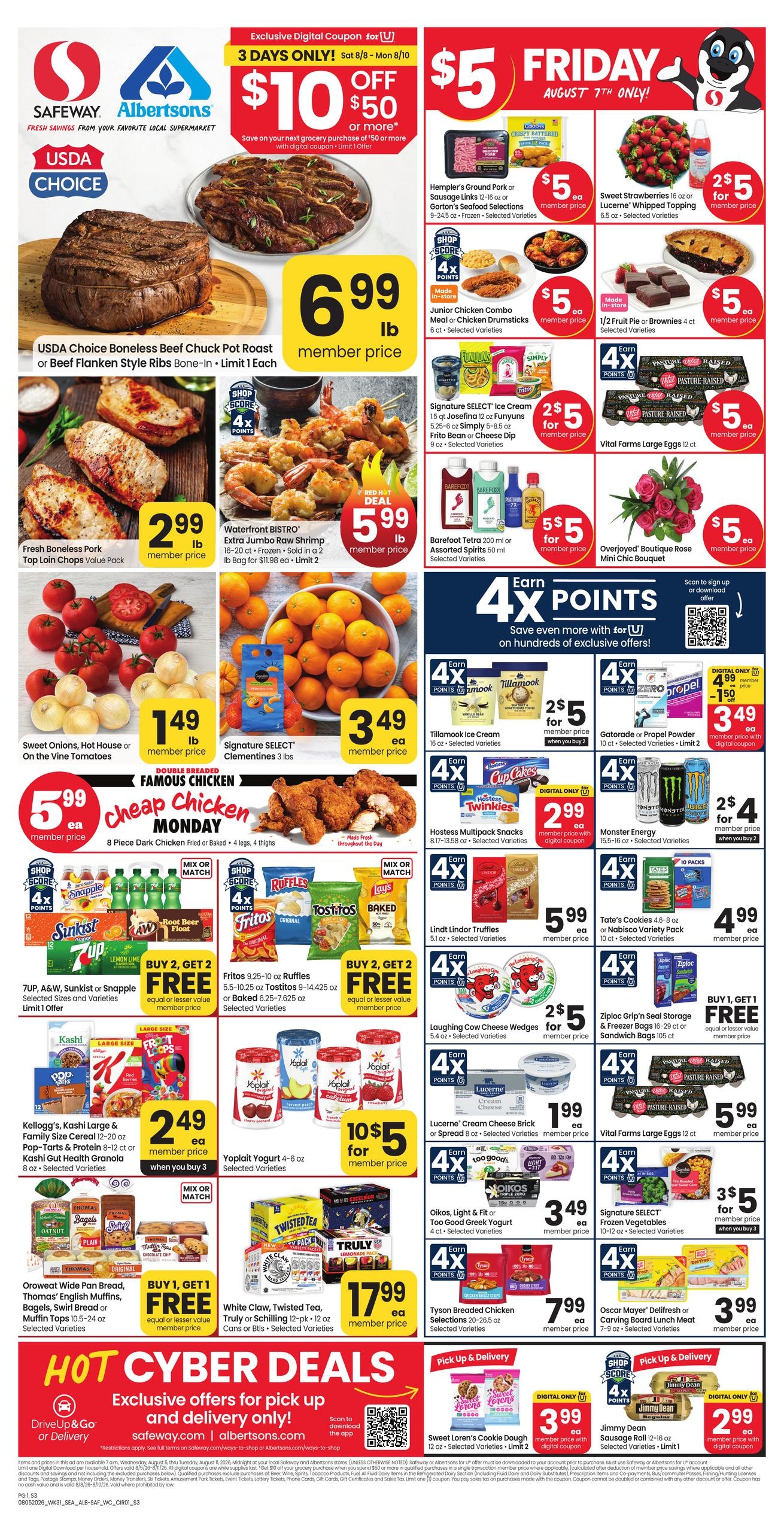 Albertsons (Boardman Area, OR) Weekly Ad August 5 - 11, 2026