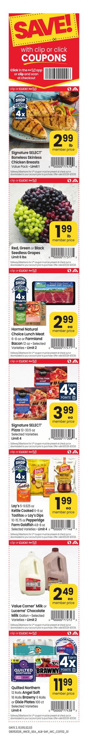Albertsons (Boardman Area, OR) Weekly Ad August 5 - 11, 2026