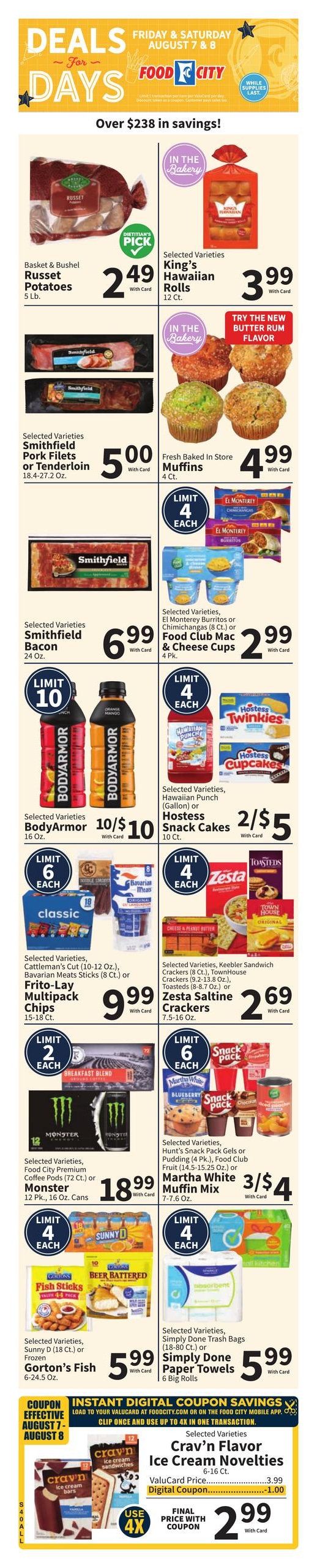FoodCity (AL) Weekly Ad August 5 - 11, 2026