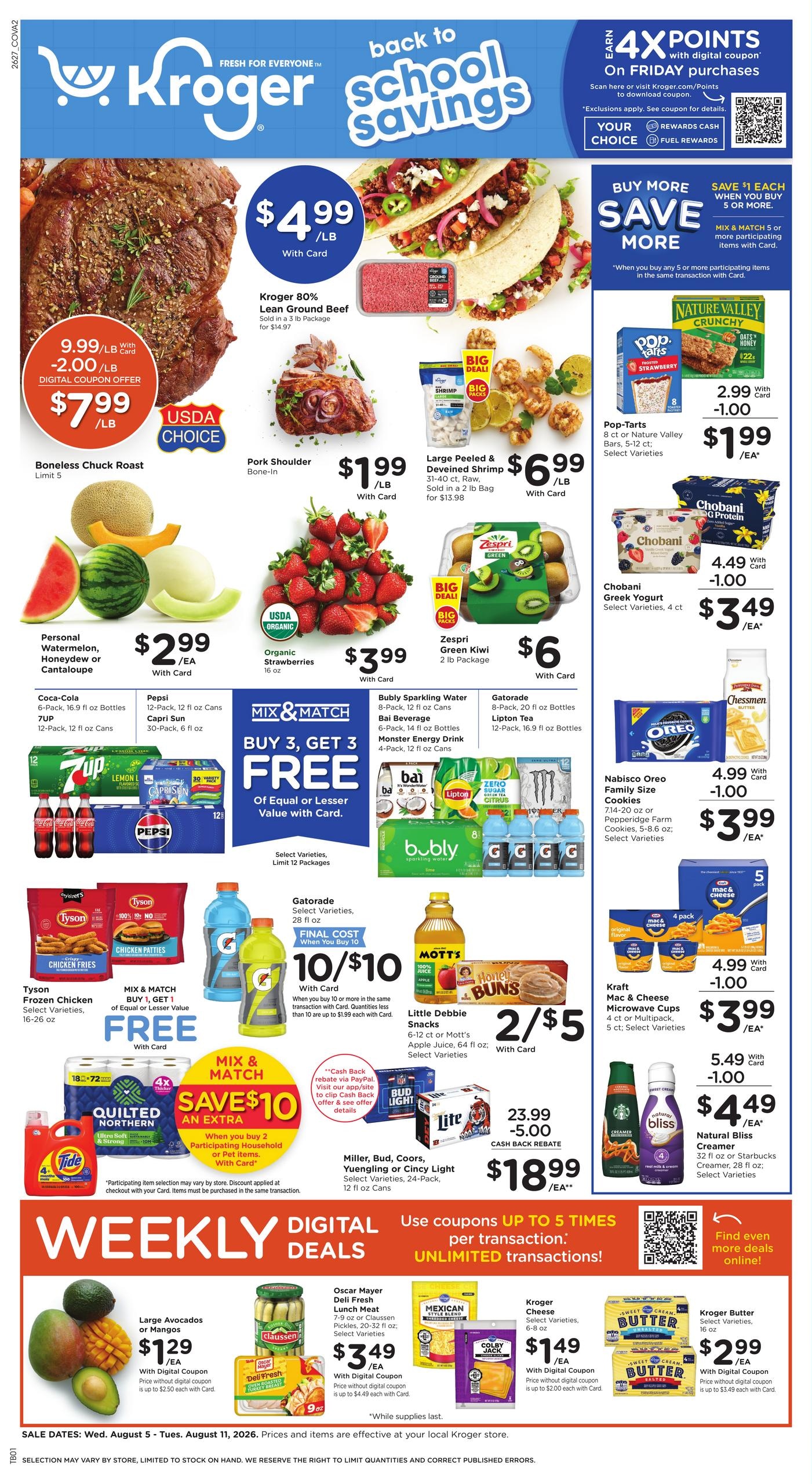 Kroger (Harbor View Area, OH) Weekly Ad August 5 - 11, 2026