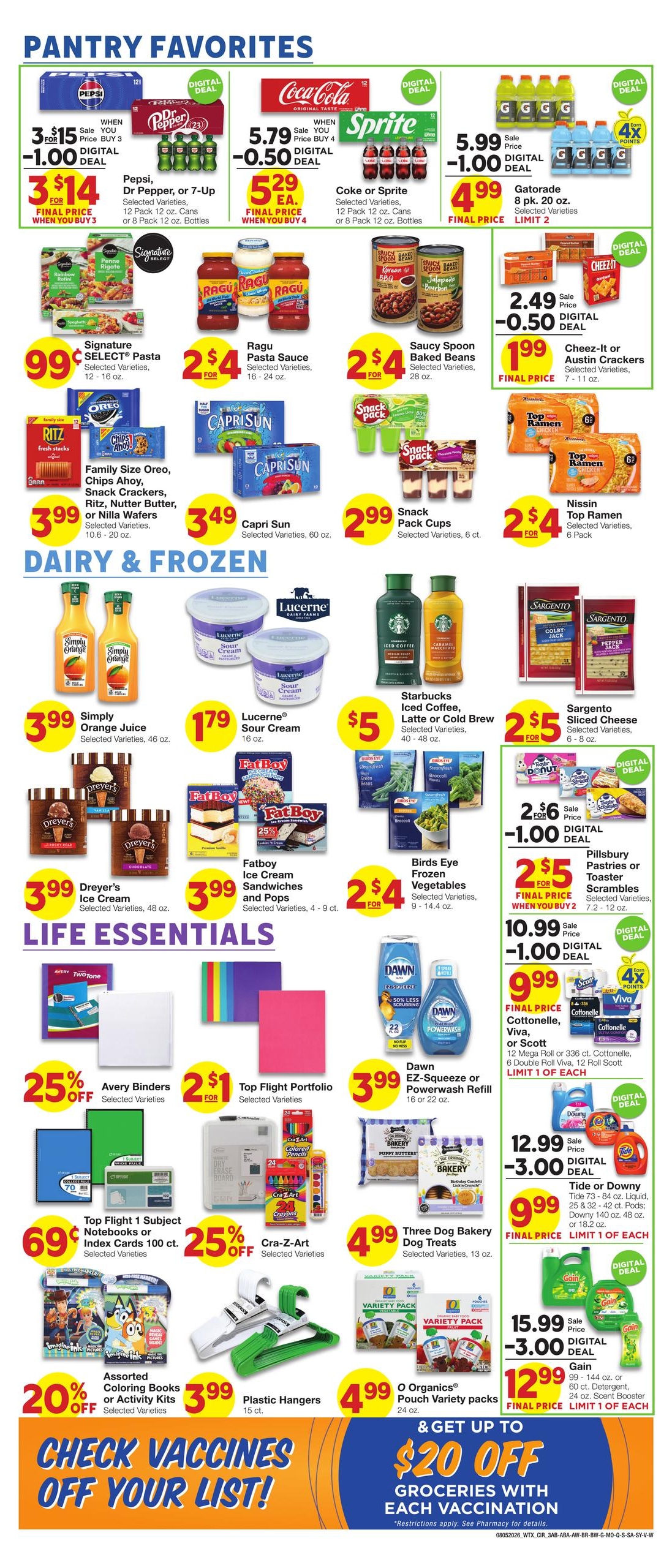 United Supermarkets (Bangs Area, TX) Weekly Ad August 5 - 11, 2026