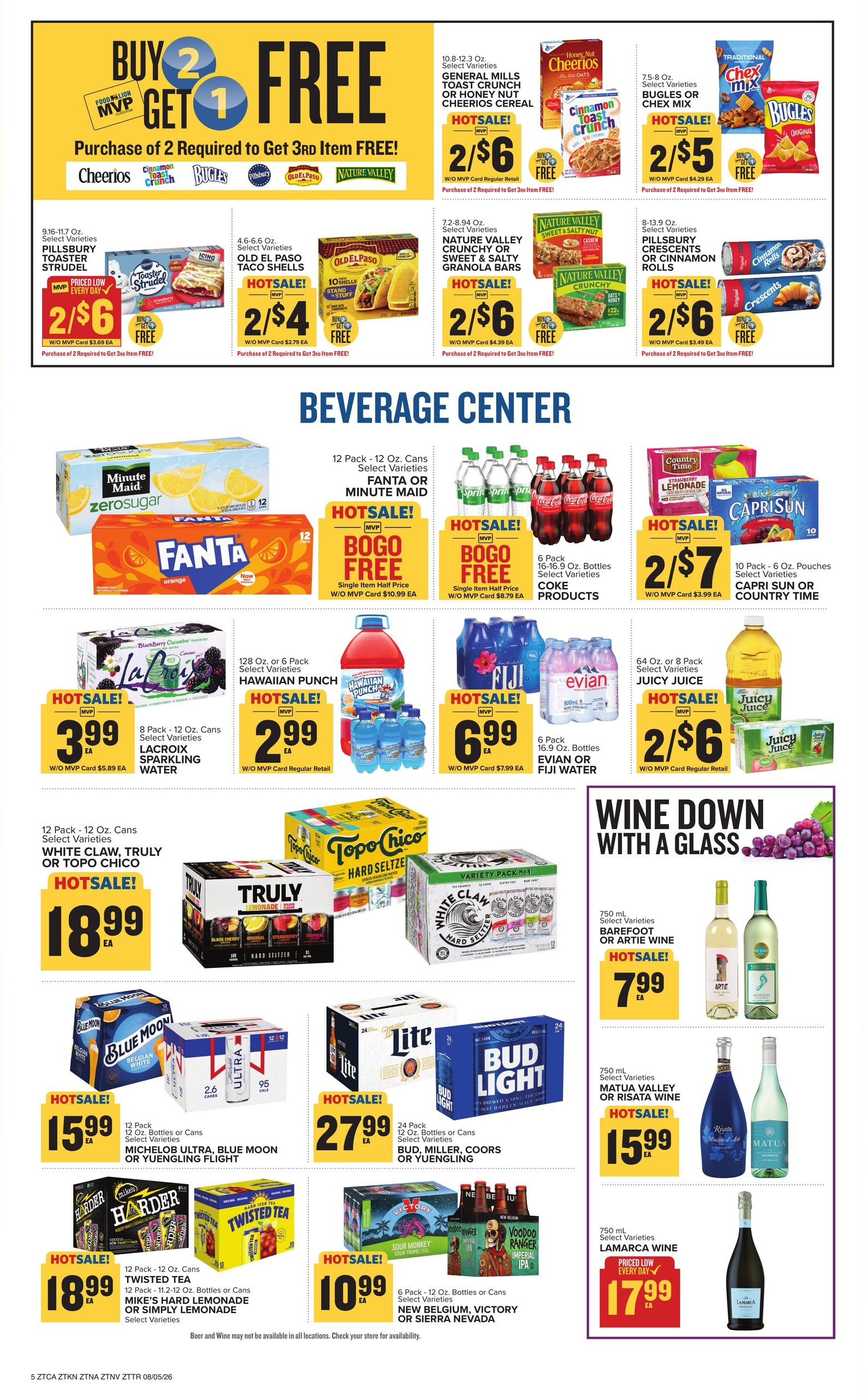 Food Lion (Johnson City–Milligan Area, TN) Weekly Ad August 5 - 11, 2026