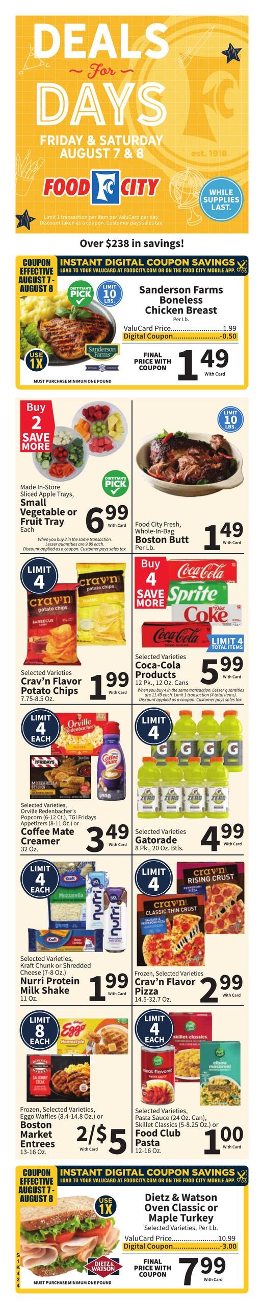 FoodCity (TN) Weekly Ad August 5 - 11, 2026