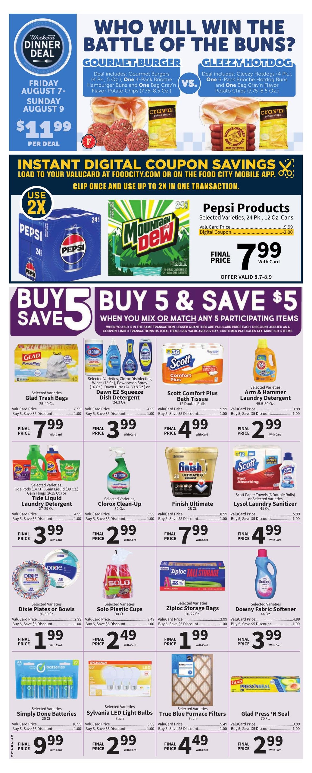 FoodCity (TN) Weekly Ad August 5 - 11, 2026