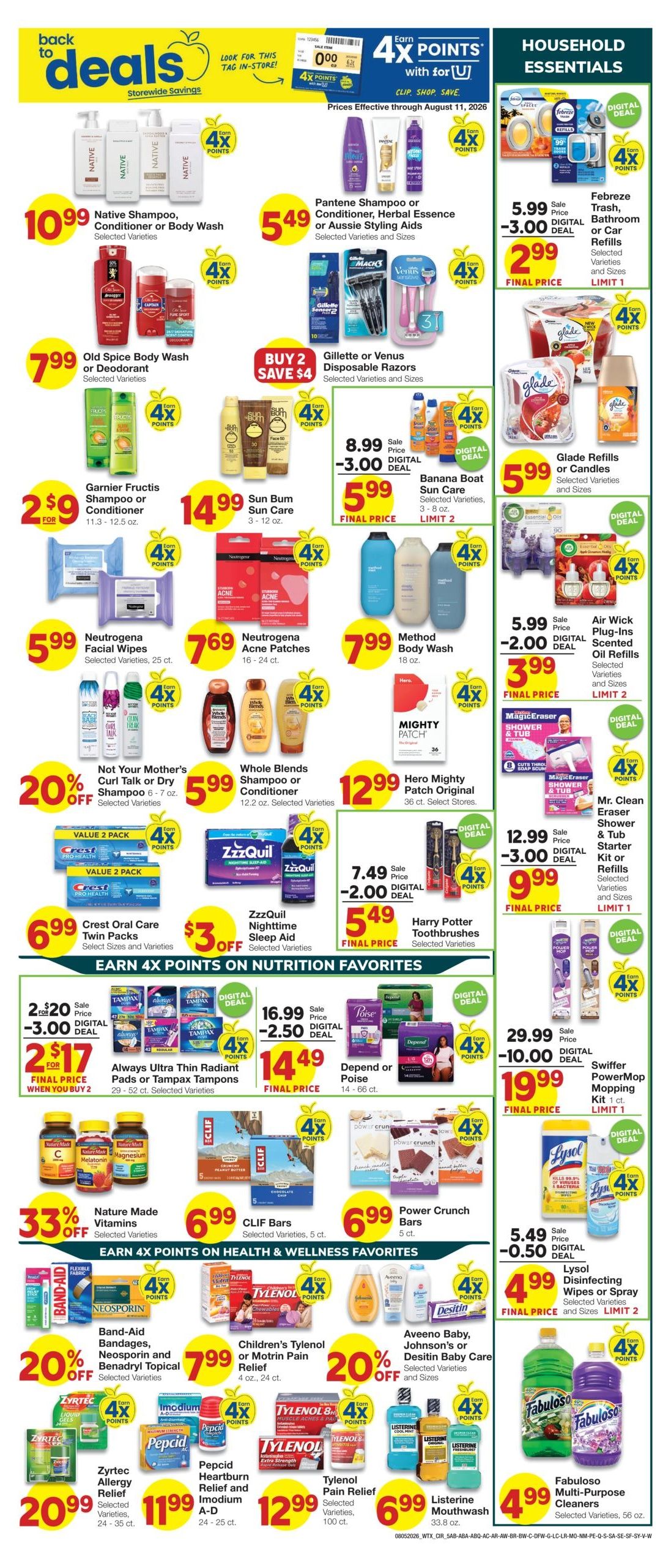 Albertsons Market (San Jose-Santa Fe Area, NM) Weekly Ad August 5 - 11, 2026