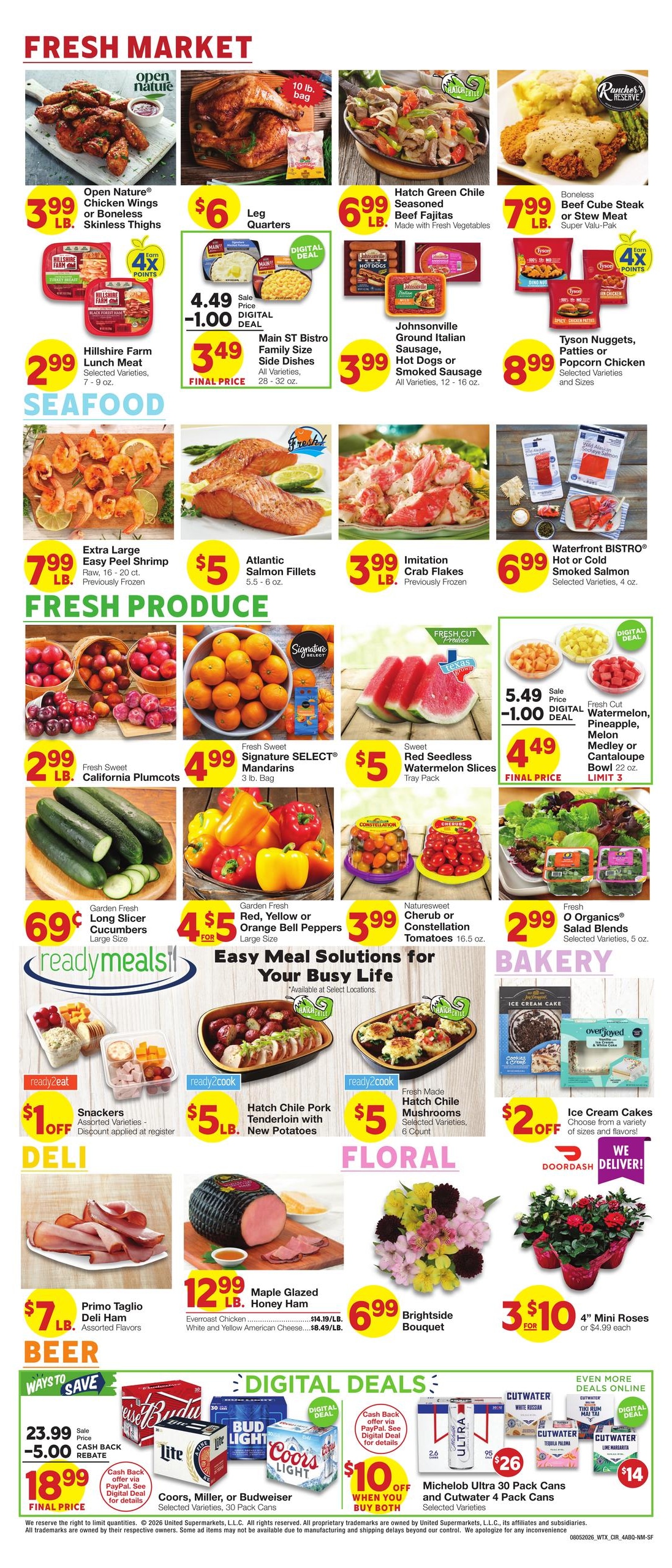 Market Street (San Jose-Santa Fe Area, NM) Weekly Ad August 5 - 11, 2026