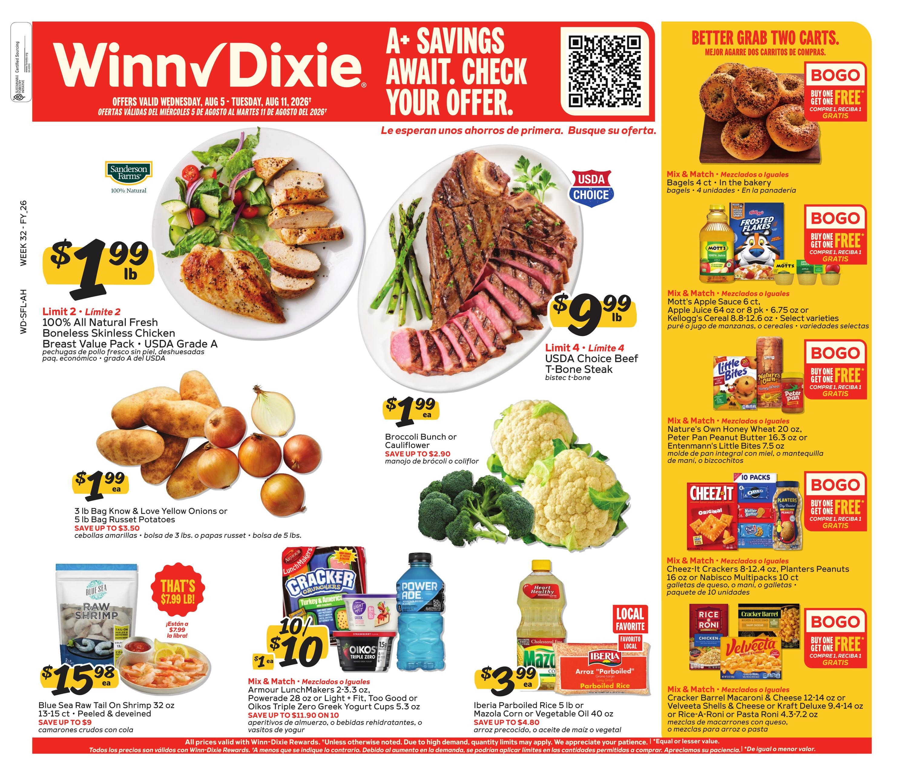 Winn-Dixie (Clarcona Area, FL) Weekly Ad August 5 - 11, 2026
