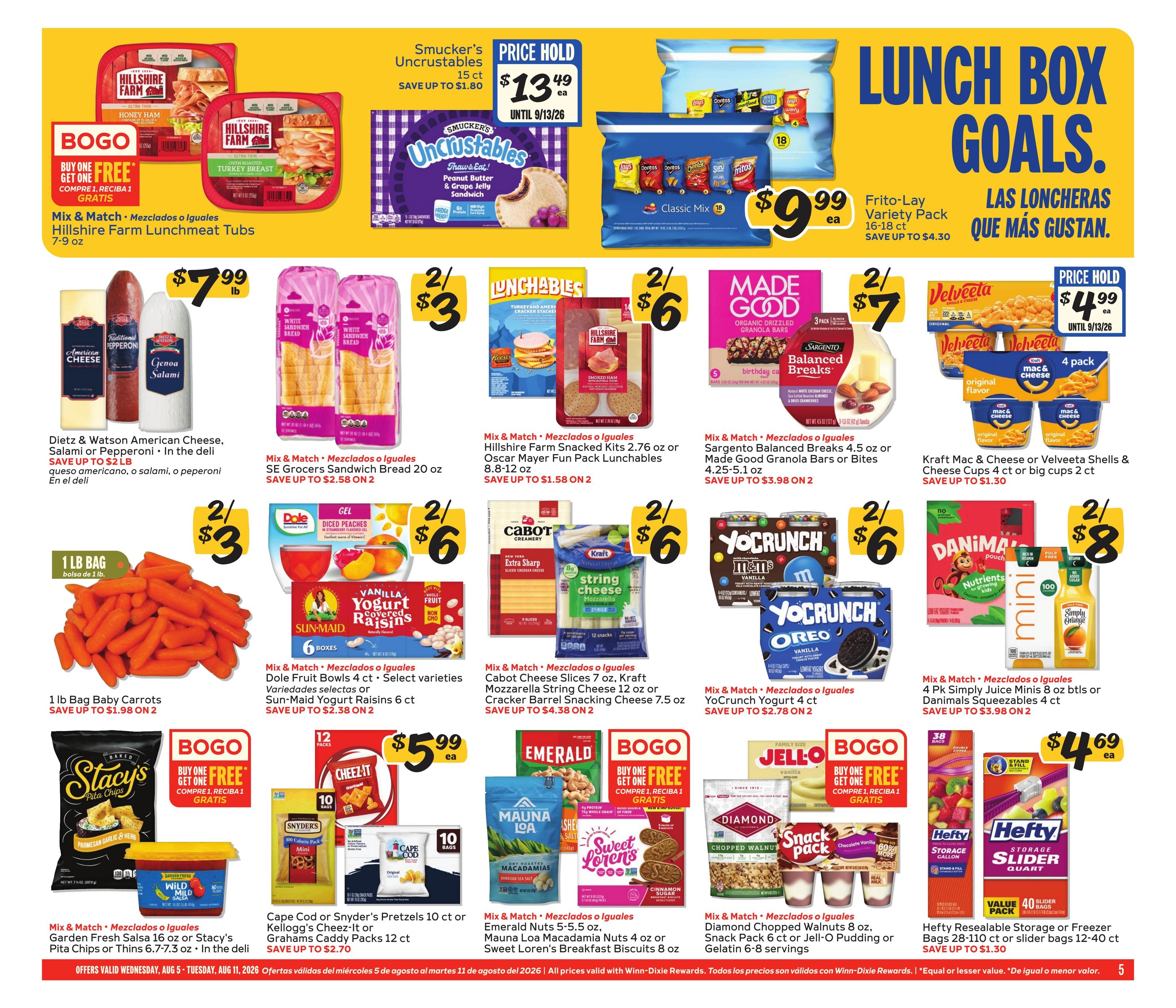 Winn-Dixie (Clarcona Area, FL) Weekly Ad August 5 - 11, 2026