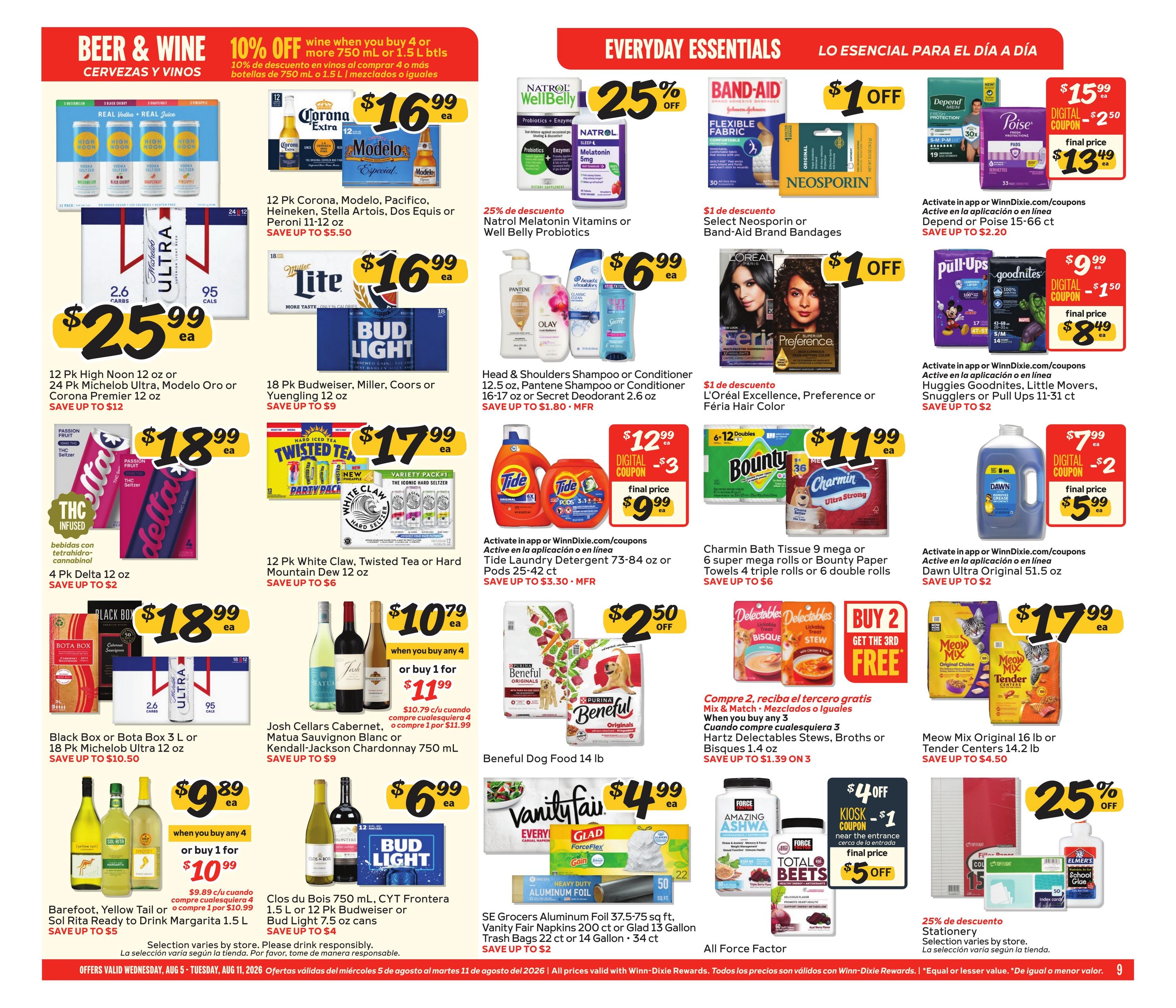 Winn-Dixie (Clarcona Area, FL) Weekly Ad August 5 - 11, 2026