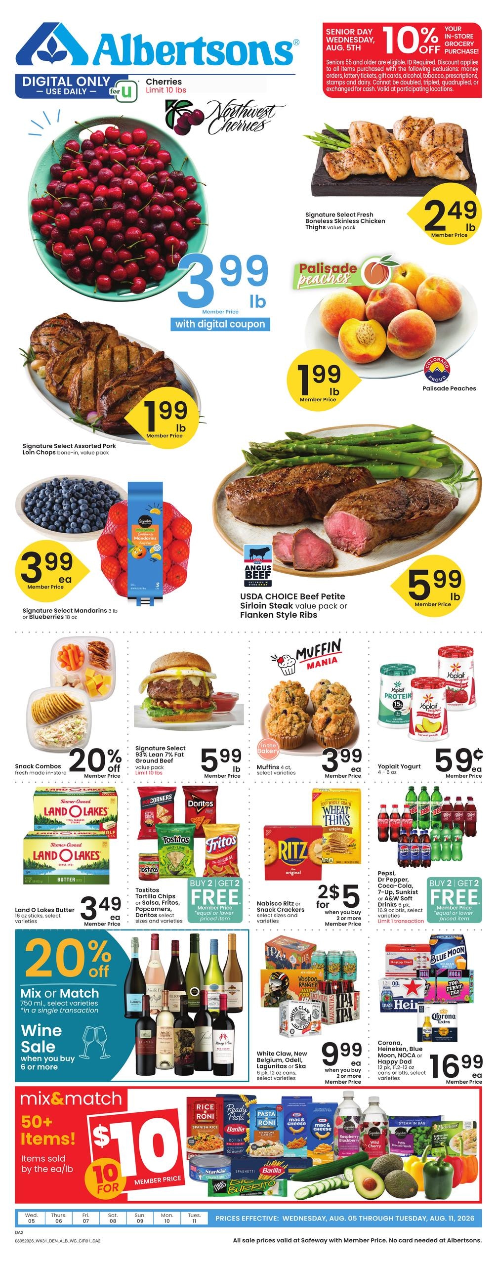 Albertsons (Durango Area, CO) Weekly Ad August 5 - 11, 2026