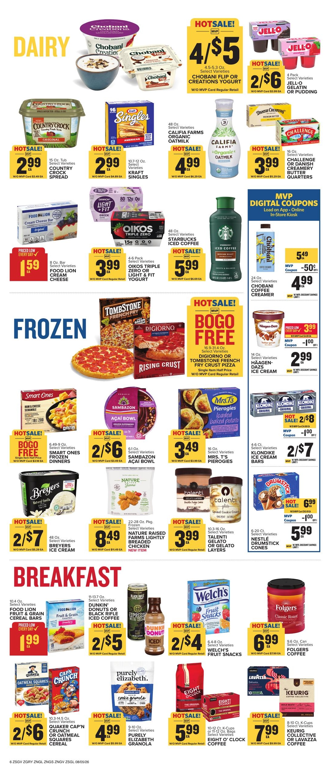 Food Lion (Athens–Winterville Area, GA) Weekly Ad August 5 - 11, 2026