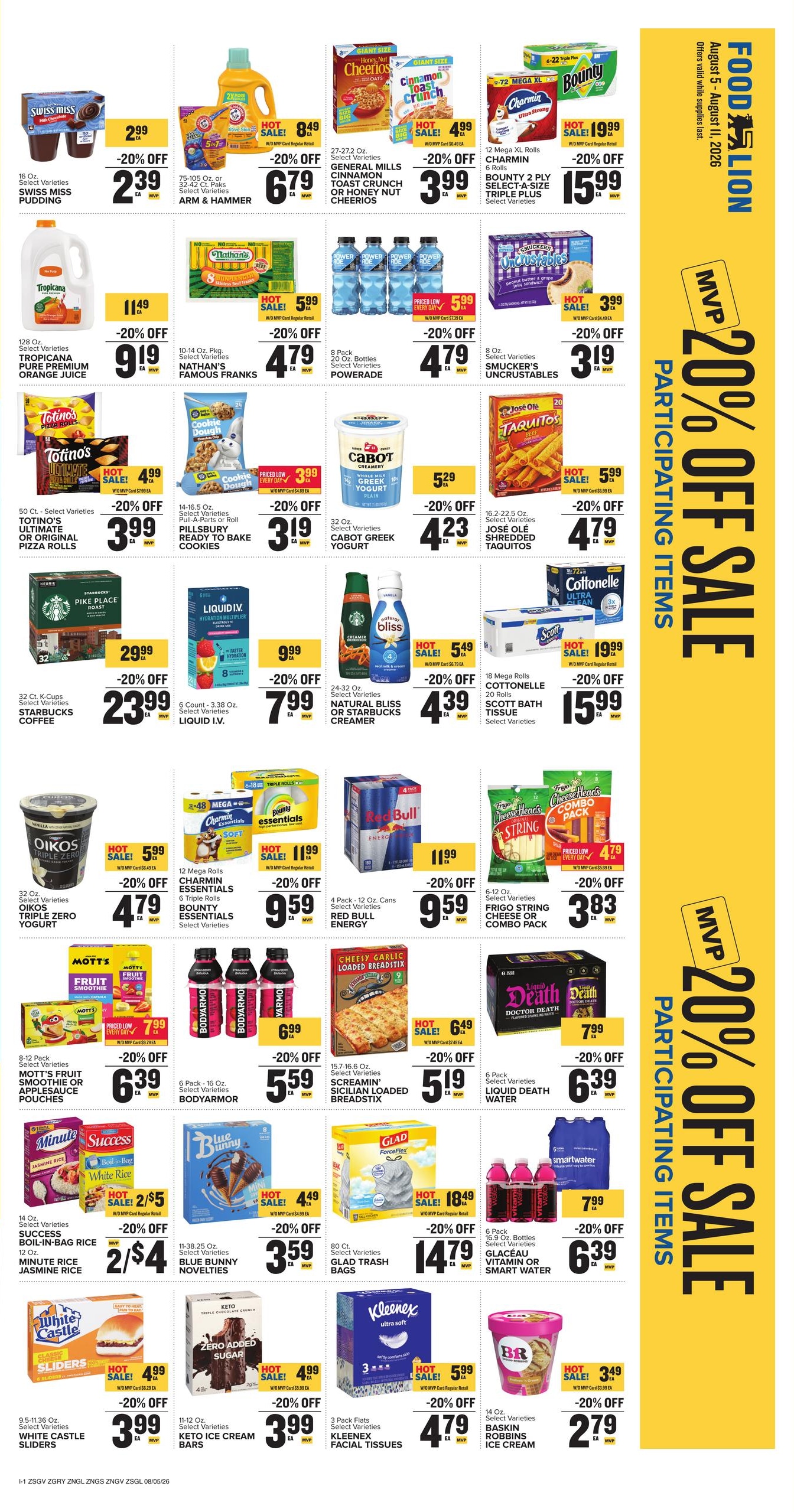 Food Lion (Athens–Winterville Area, GA) Weekly Ad August 5 - 11, 2026