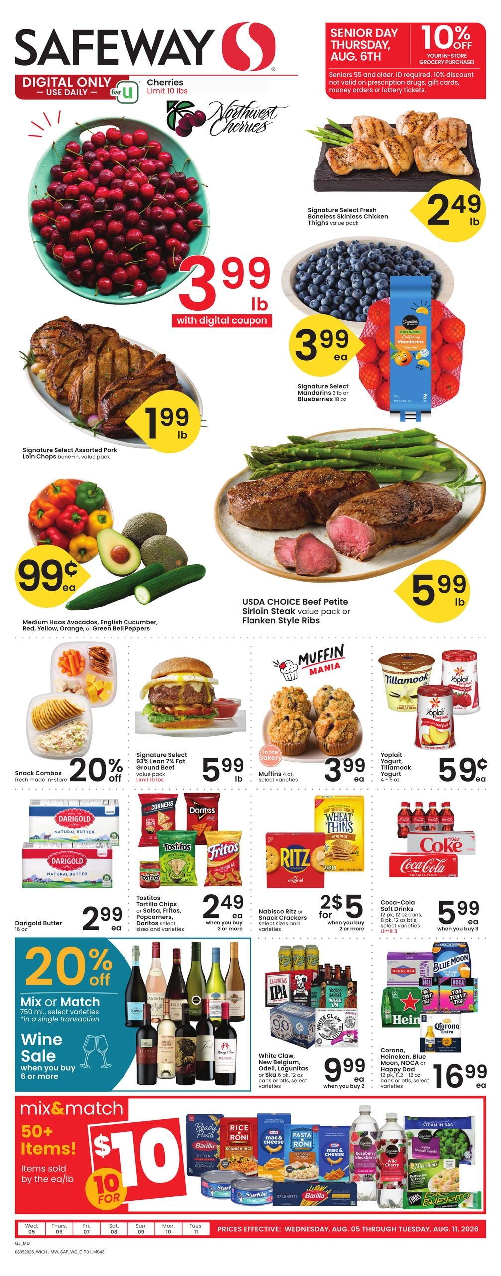 Safeway (Grand Junction–Montrose Area, CO) Weekly Ad August 5 - 11, 2026