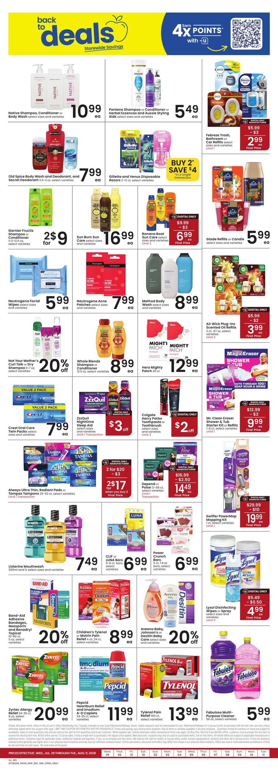 Safeway (Grand Junction–Montrose Area, CO) Weekly Ad August 5 - 11, 2026