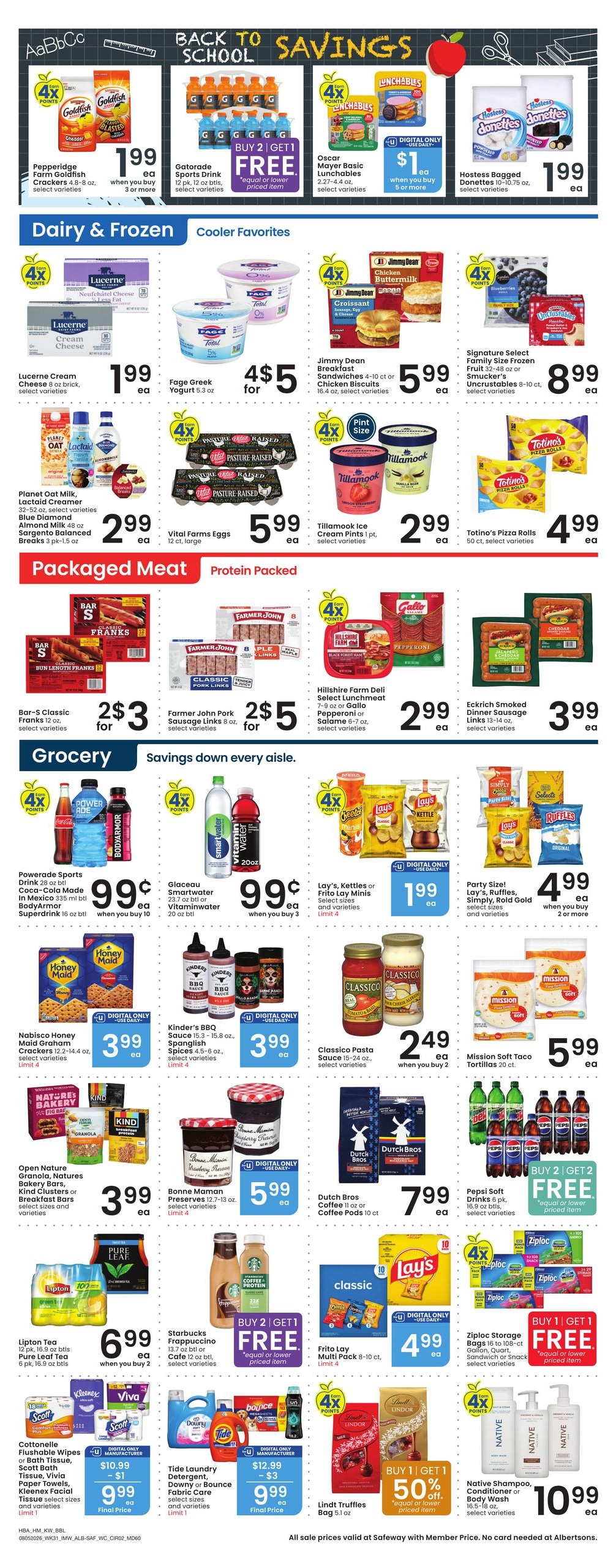 Albertsons (Basin Area, MT) Weekly Ad August 5 - 11, 2026