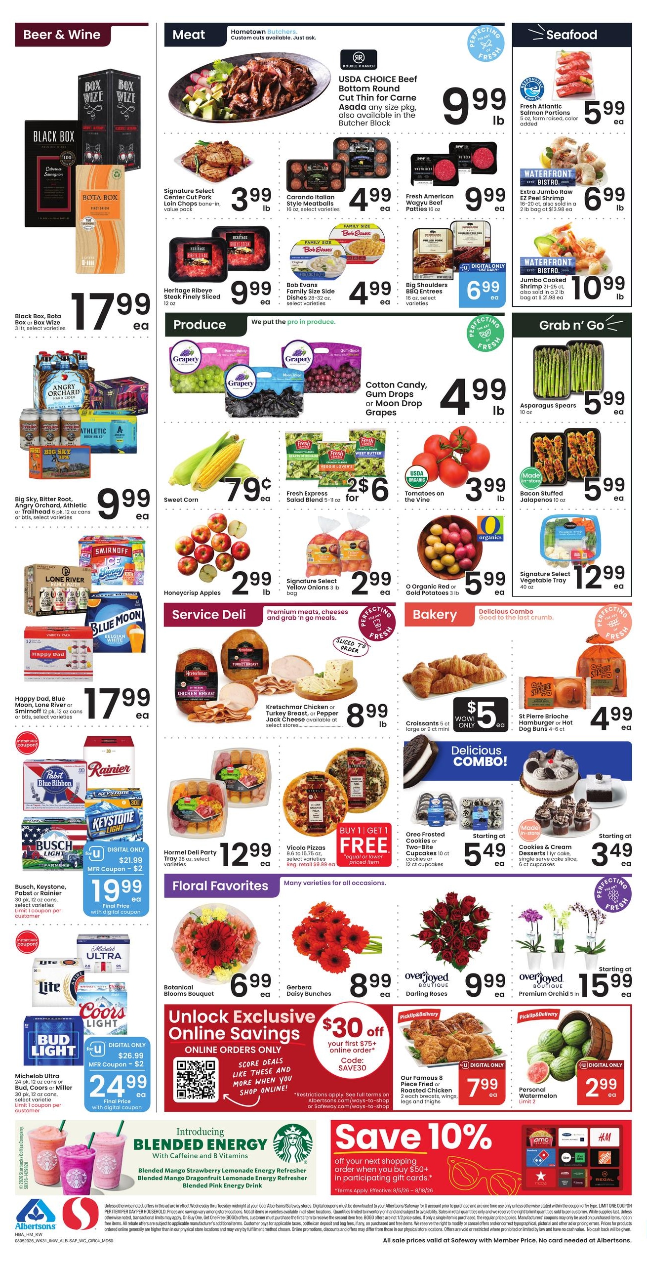 Safeway (MT) Weekly Ad August 5 - 11, 2026