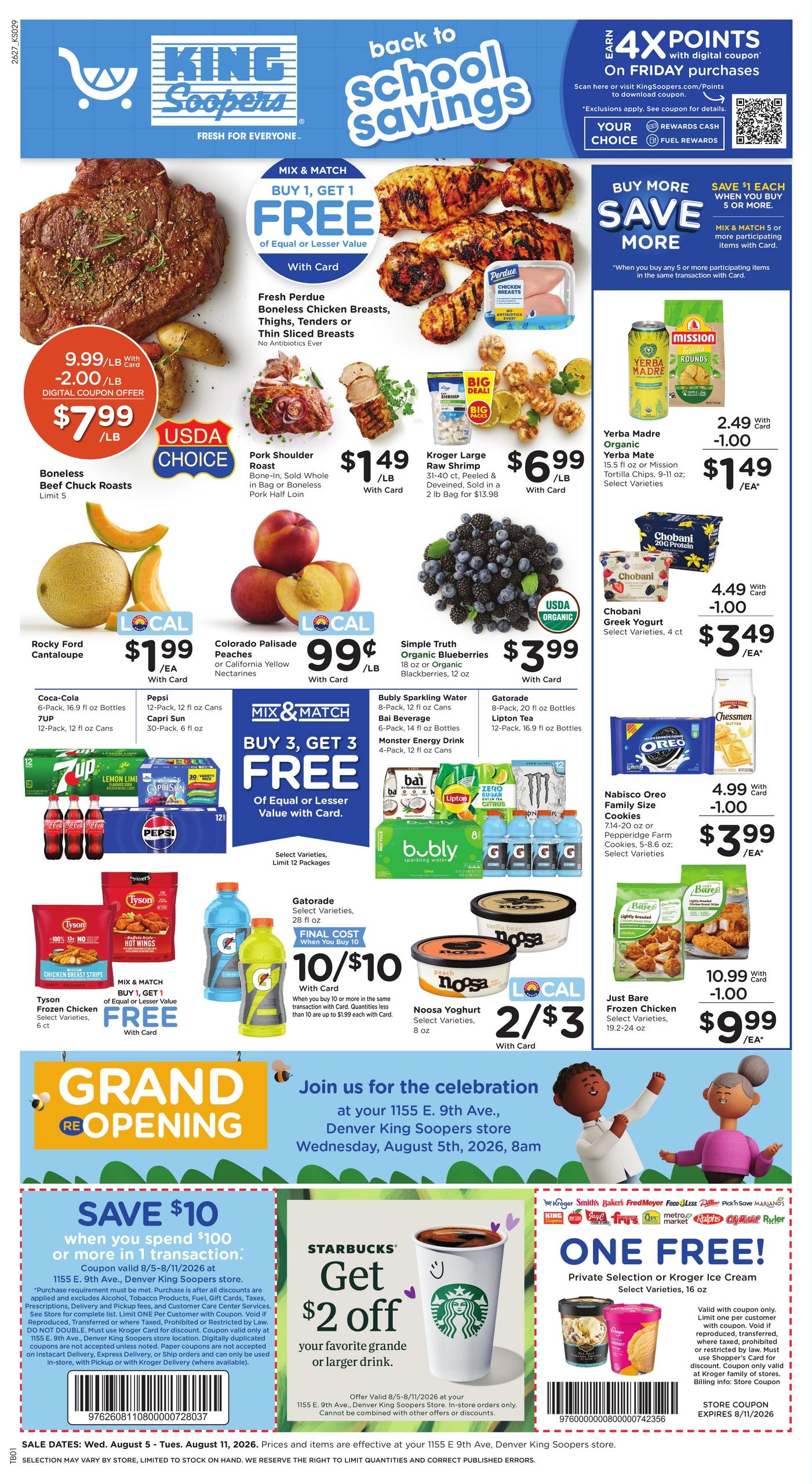 King Soopers (Denver Area, CO) Weekly Ad August 5 - 11, 2026