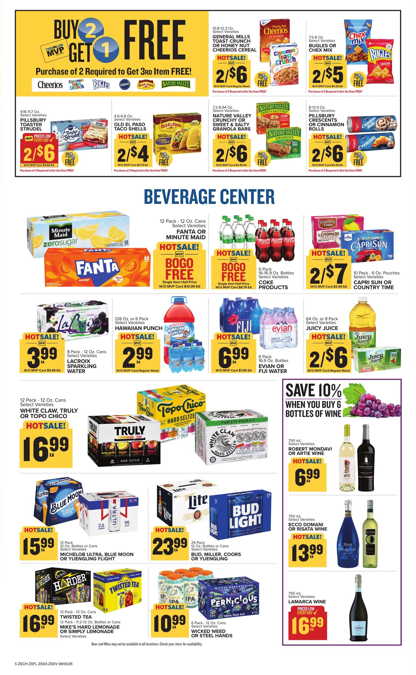 Food Lion (Myrtle Beach Area, SC) Weekly Ad August 5 - 11, 2026